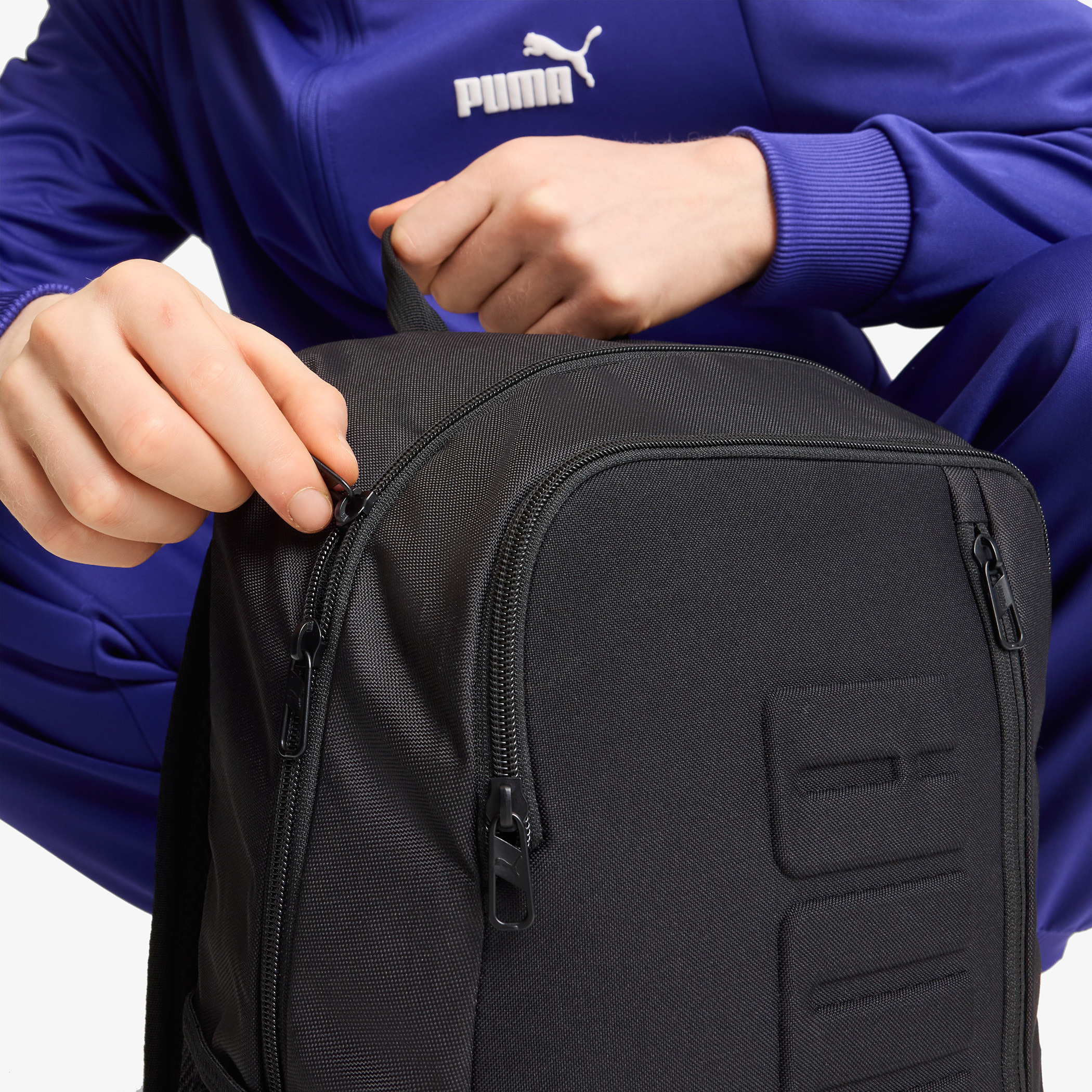 Puma Logo Detail Backpack with Adjustable Shoulder Straps and Zip Closure-school-bagsandbackpacks-backpacks-image-6