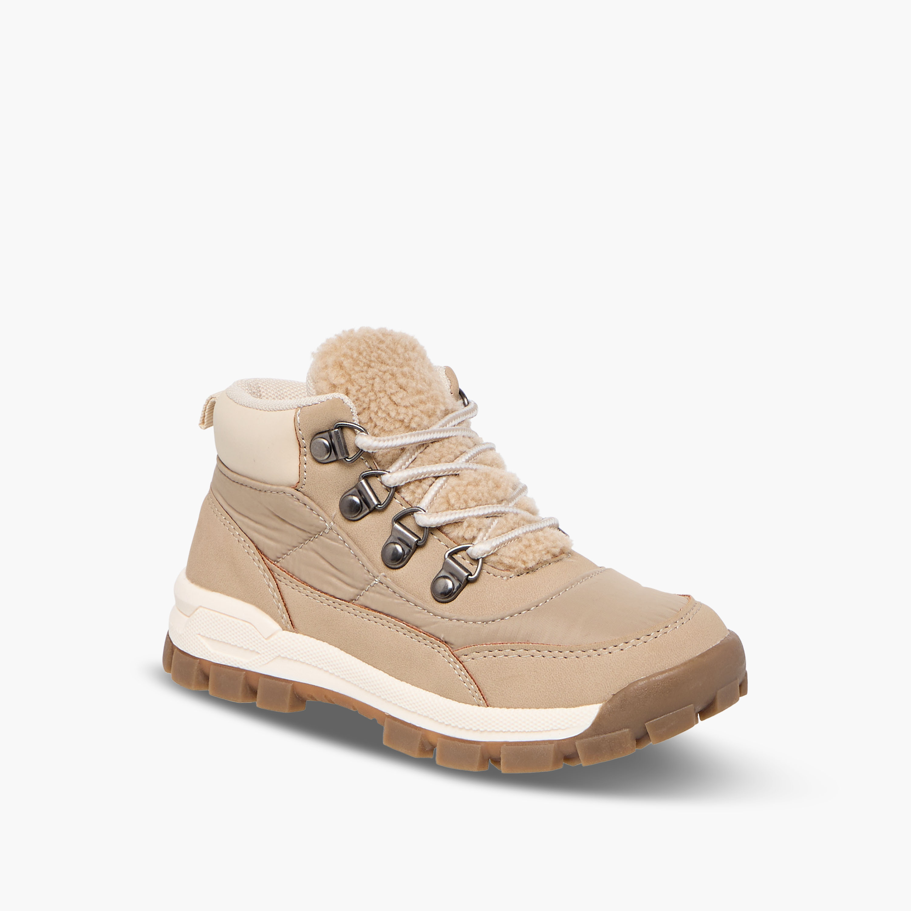 بوت متعدد التصاميم برقبة عالية ورباط إغلاق للأولاد من جونيورز-boys-shoes-boots-image-2