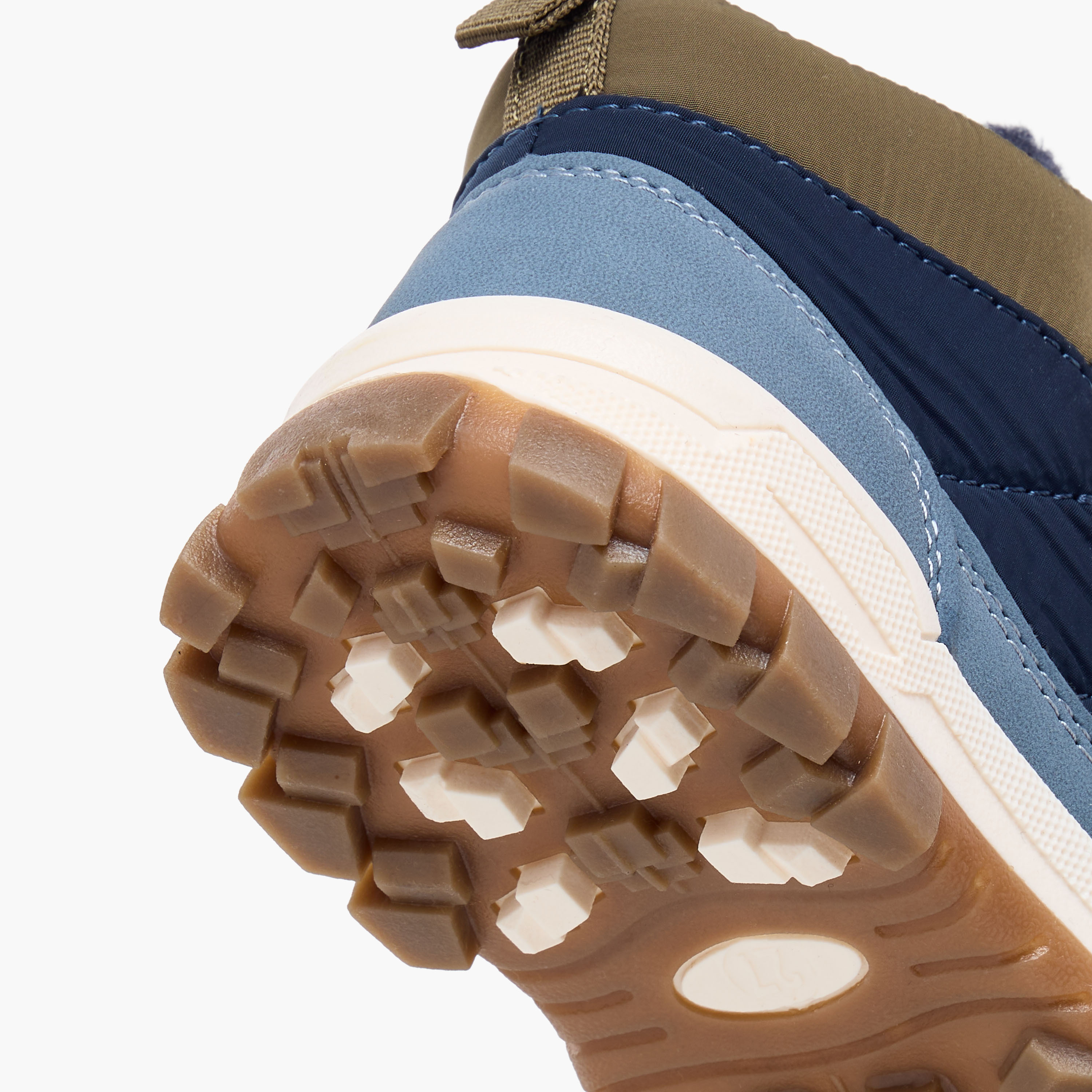 Juniors Textured High Cut Boots with Zip Closure-boys-shoes-boots-image-5