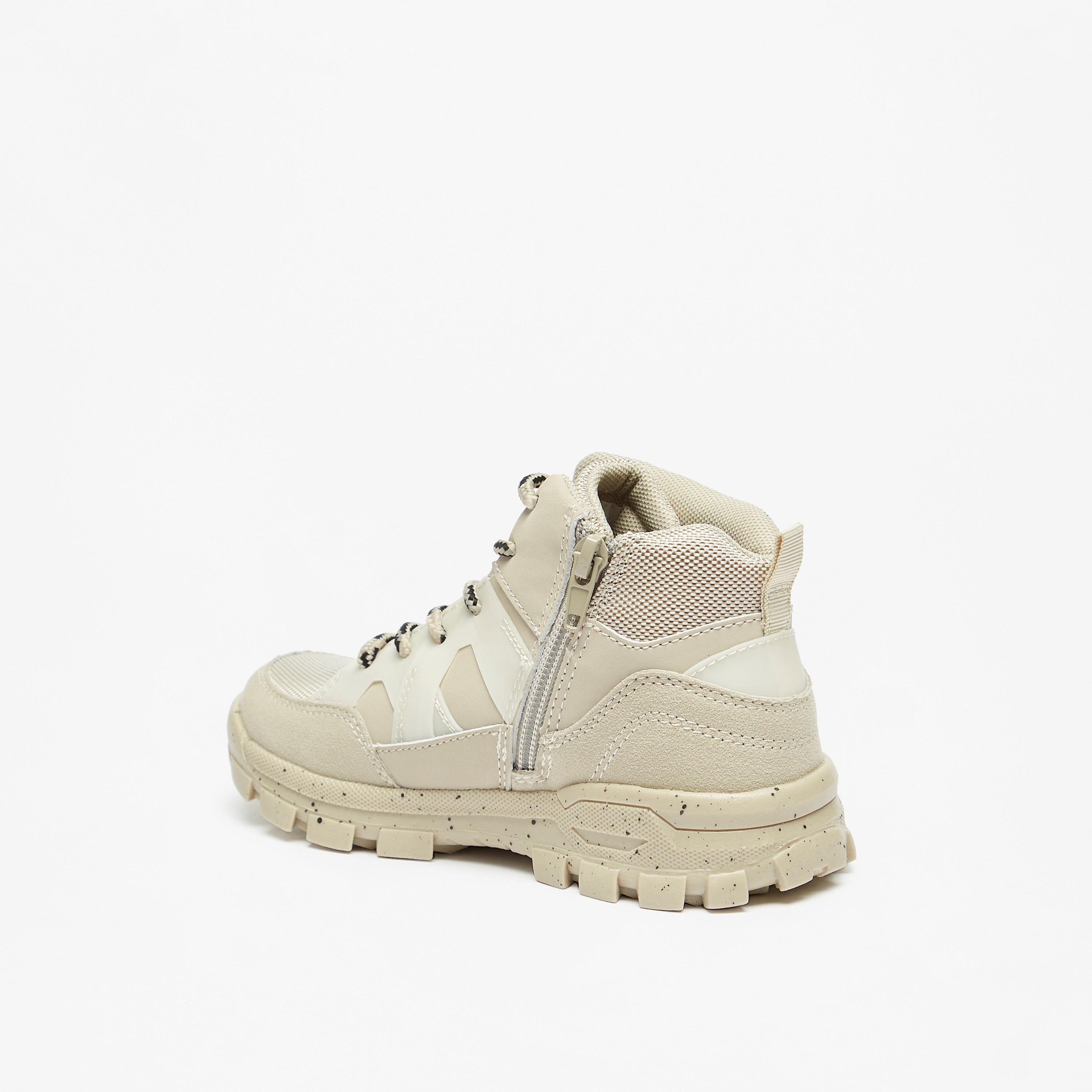 Mister Duchini Boys' Textured Ankle Boots with Zip Closure-boys-shoes-boots-image-2