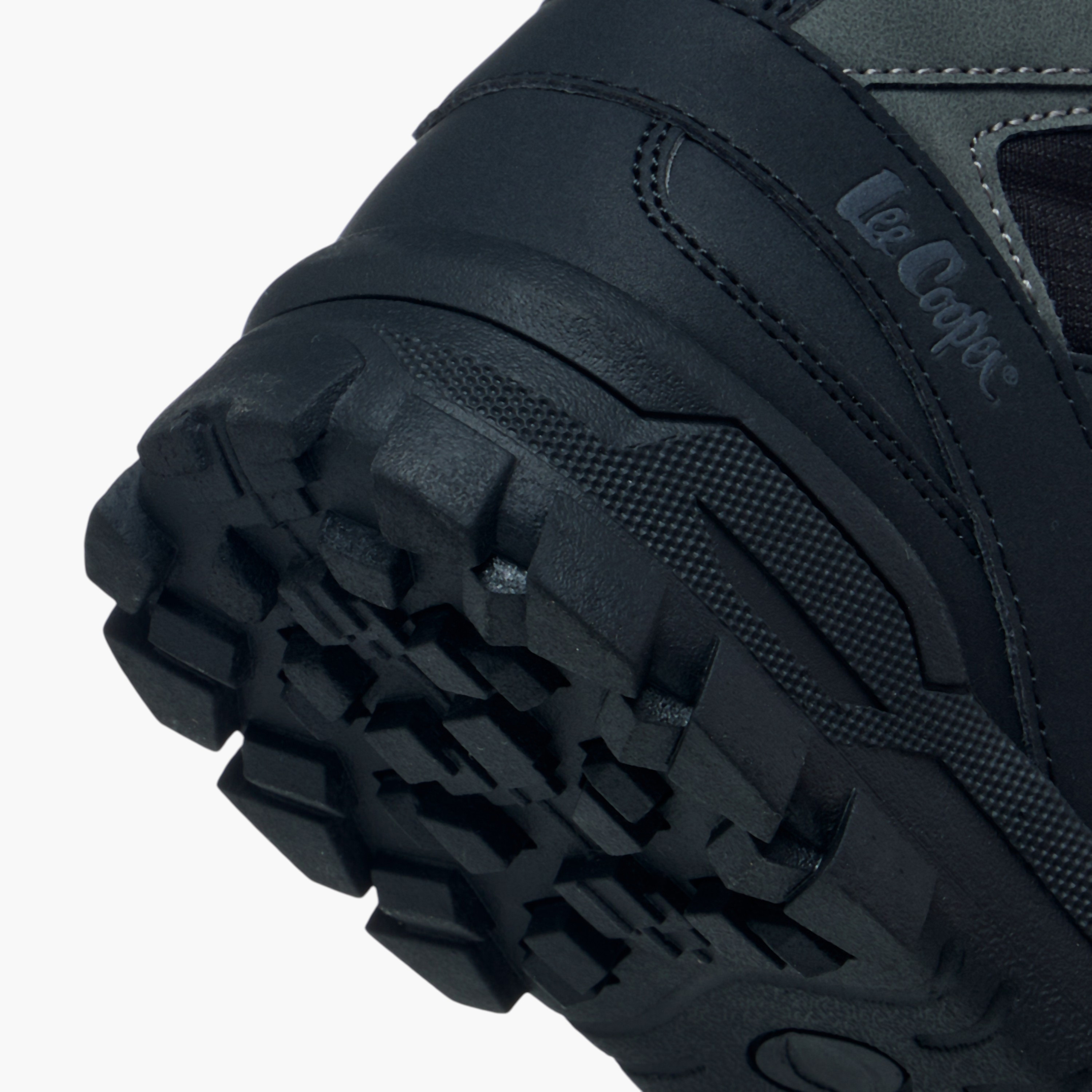Lee Cooper Boys' Panelled Ankle Boots with Lace-Up Closure-boys-shoes-boots-image-6