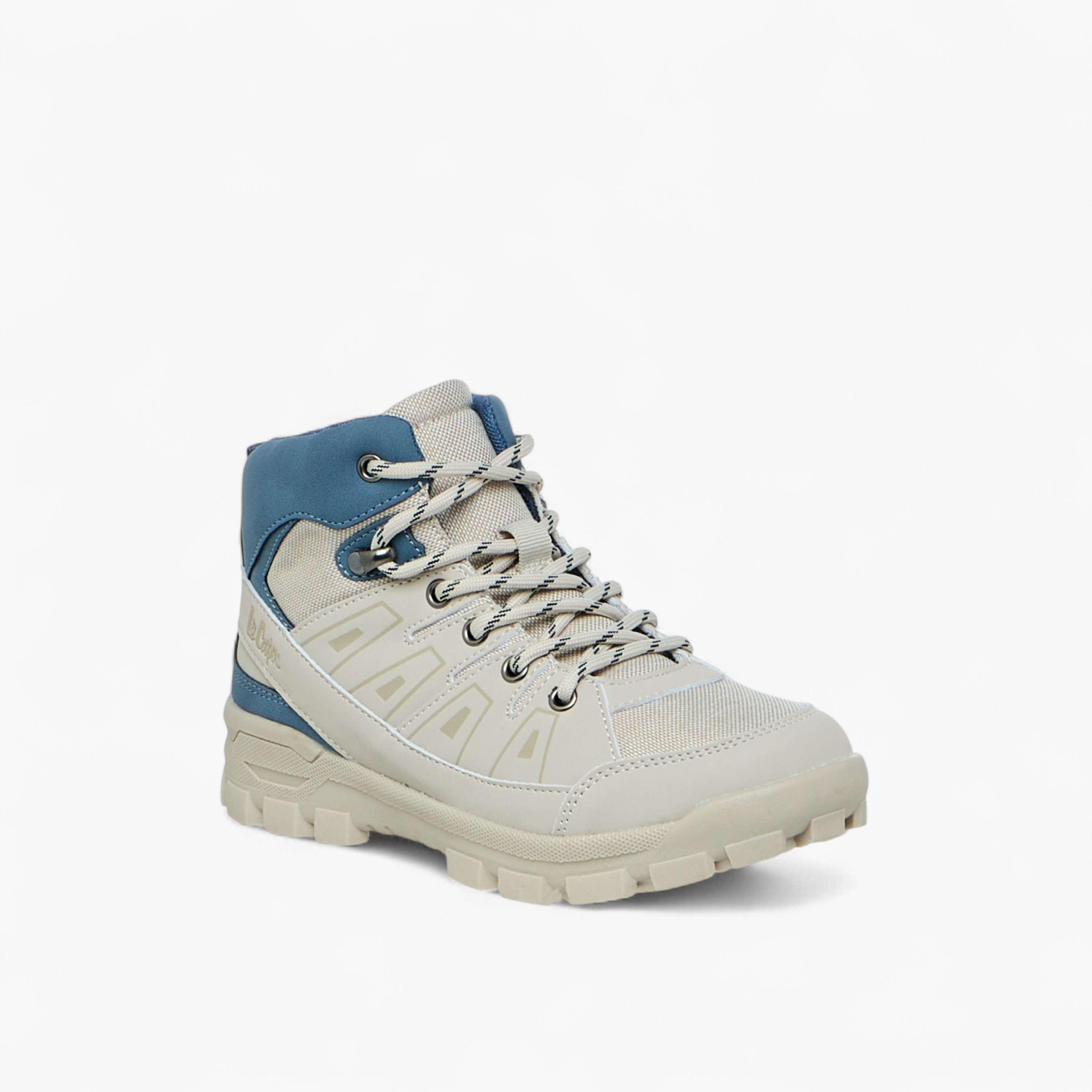 Lee Cooper Boys' Panelled Ankle Boots with Lace-Up Closure-boys-shoes-boots-image-2