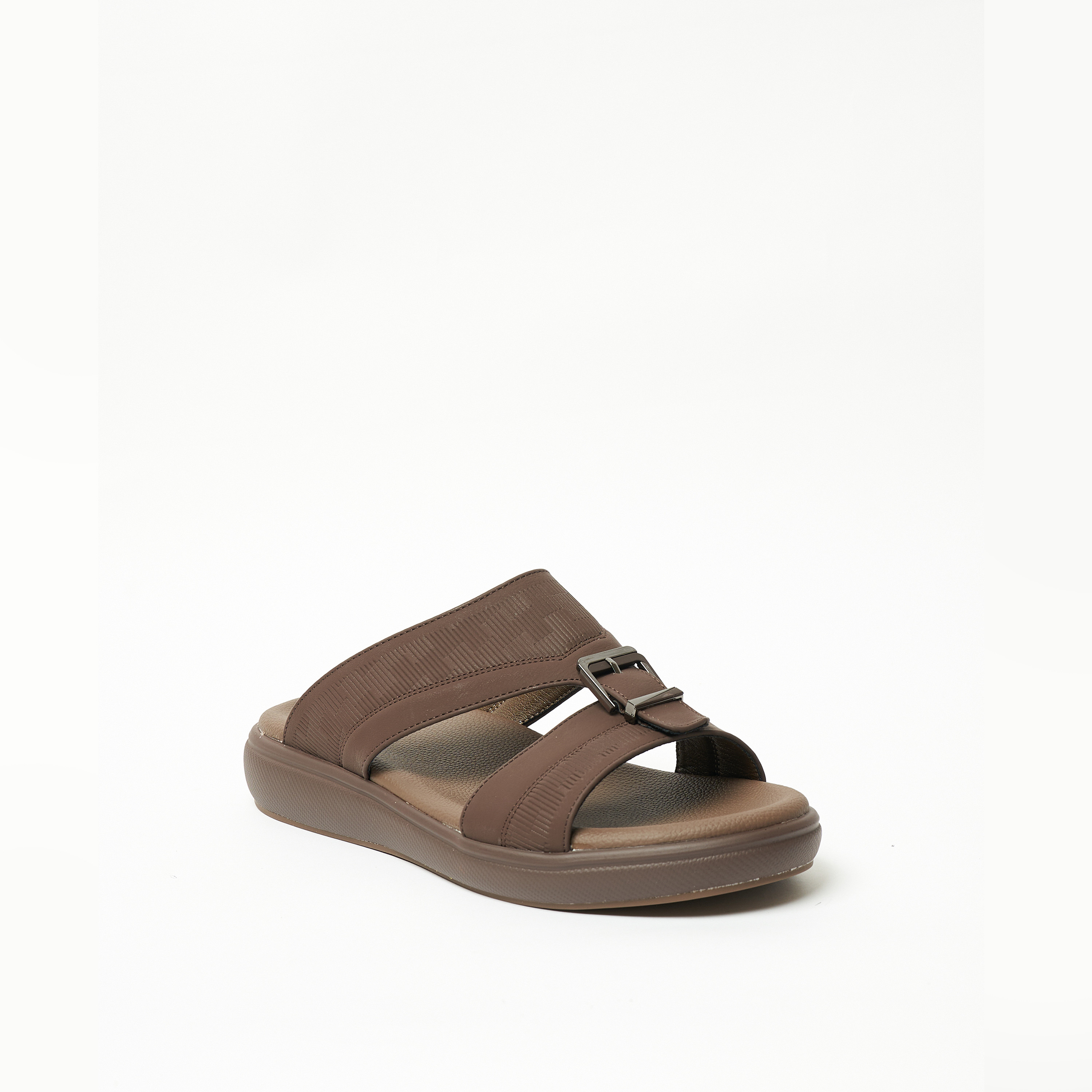 Geoomnii Men's Slip On Quinta Slide Sandals | 9090-6-COFFEE-men-shoes-sandals-image-1