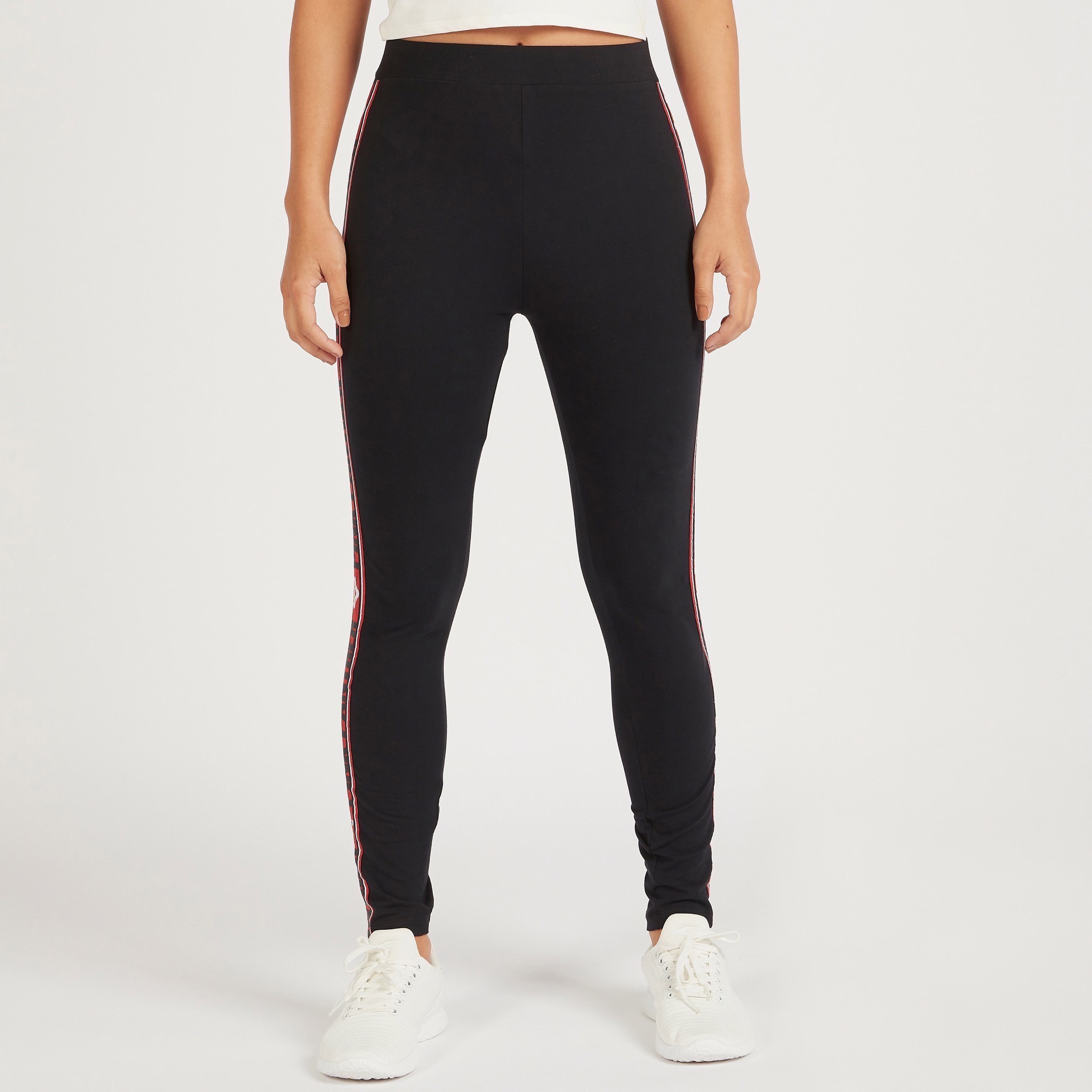 The Pink Panther Print Mid-Rise Leggings with Tape Detail-women-clothing-leggings-image-5