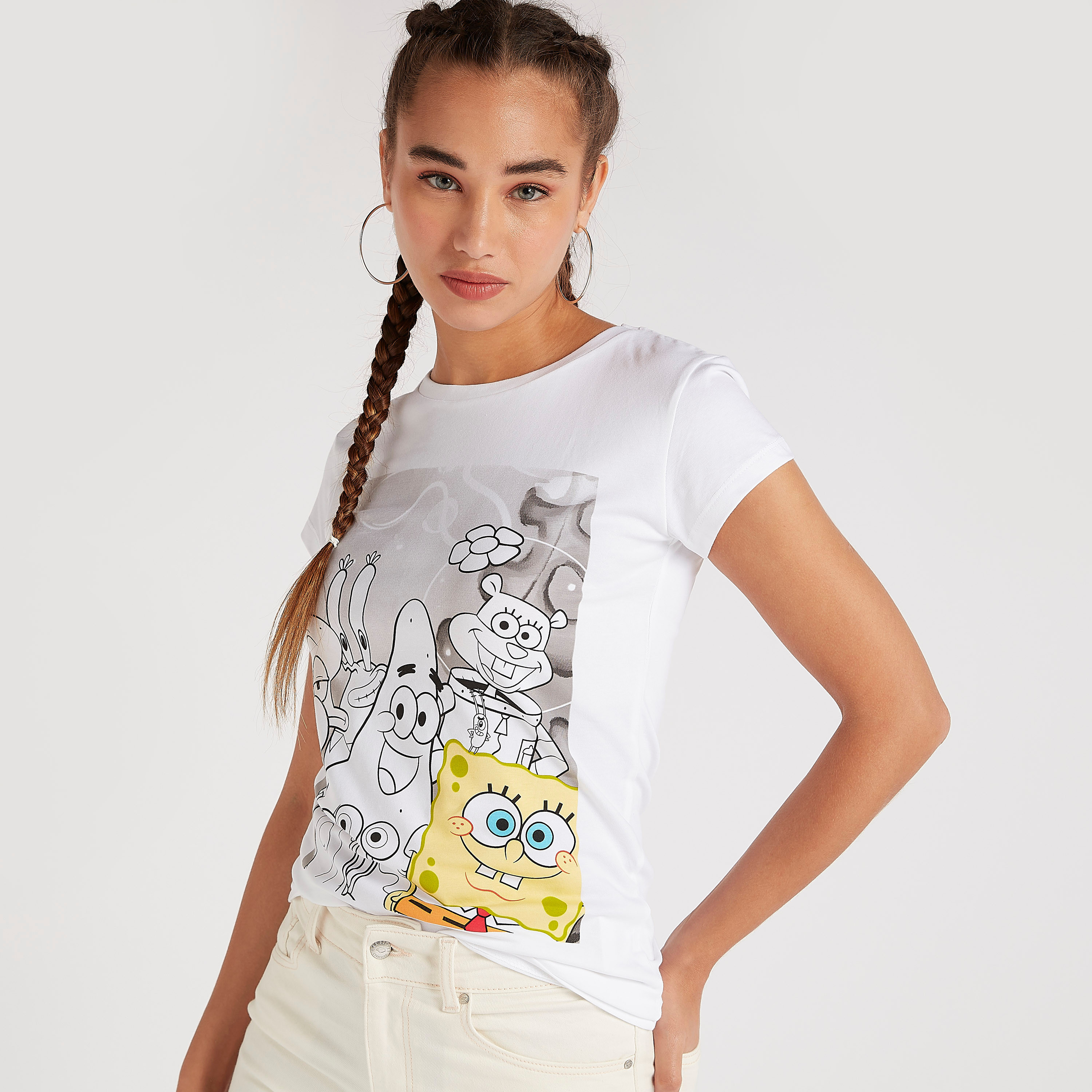 Spongebob t 2024 shirt women's