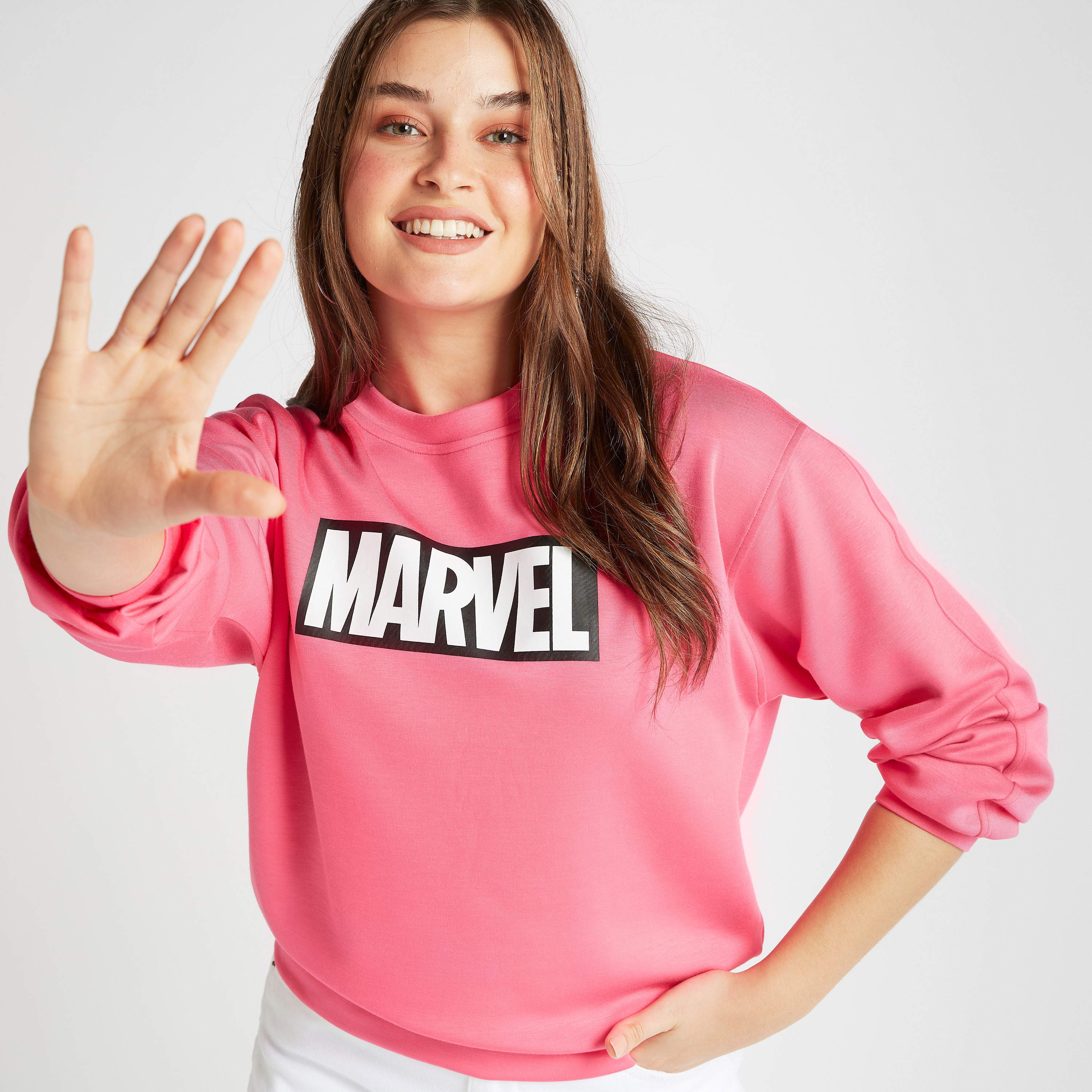 Marvel sweatshirt womens hotsell