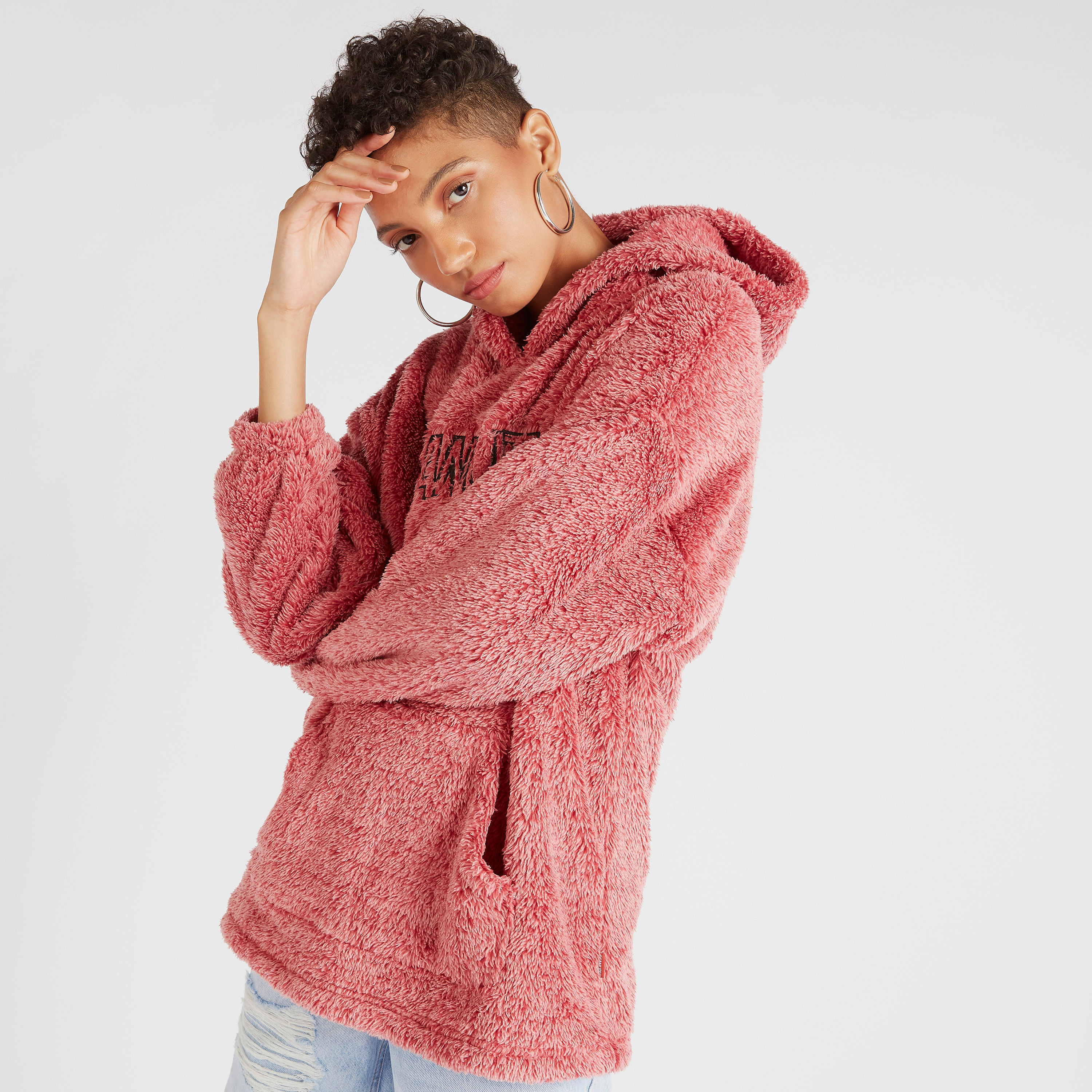 Peanuts Textured Hoodie with Long Sleeves and Kangaroo Pockets-women-clothing-hoodiesandsweatshirts-hoodies-image-8