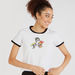 Powerpuff Girls Print Crew Neck T-shirt with Short Sleeves-T Shirts-thumbnail-2
