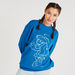 Smurfette Print Crew Neck Sweatshirt with Long Sleeves-Sweatshirts-thumbnail-4