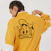 Donald Duck Print High Neck Sweatshirt with Zip Closure-Sweatshirts-thumbnailMobile-4
