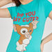 Gremlin Print Crew Neck T-shirt with Short Sleeves-T Shirts-thumbnail-2