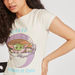 Grogu Print T-shirt with Crew Neck and Cap Sleeves-T Shirts-thumbnailMobile-2