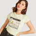 SpongeBob Print Crew Neck T-shirt with Short Sleeves-T Shirts-thumbnail-2