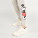 Mickey Mouse Print Leggings with Elasticated Waistband-Leggings-thumbnail-2