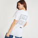 Haruno Sakura Print Crew Neck T-shirt with Short Sleeves-T Shirts-thumbnailMobile-3