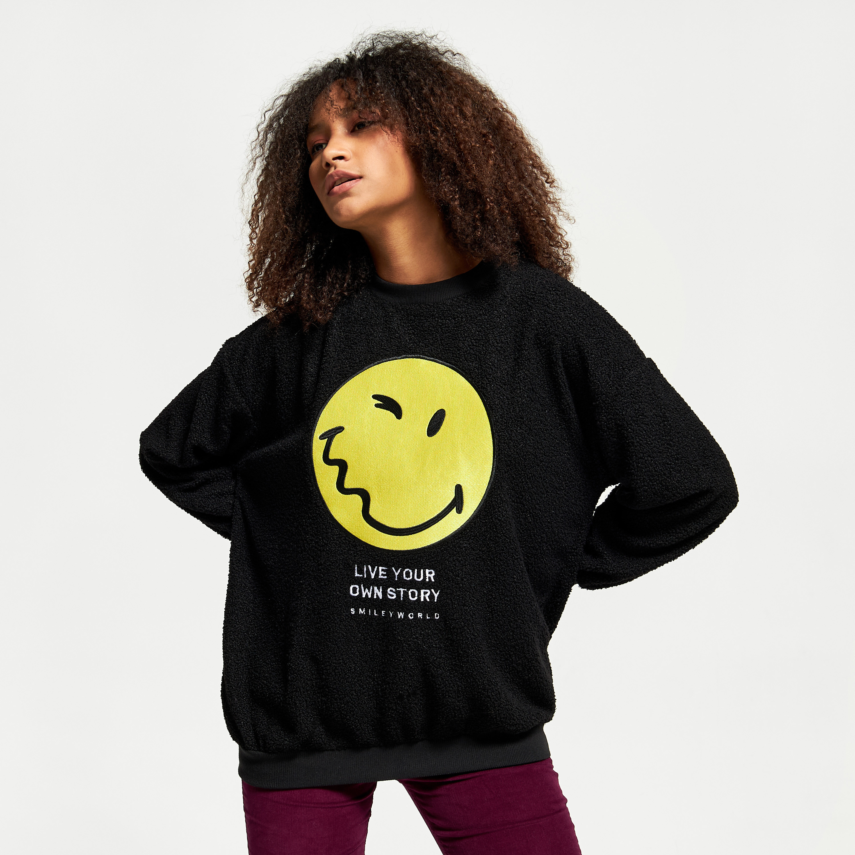 Printed crew store neck sweatshirts