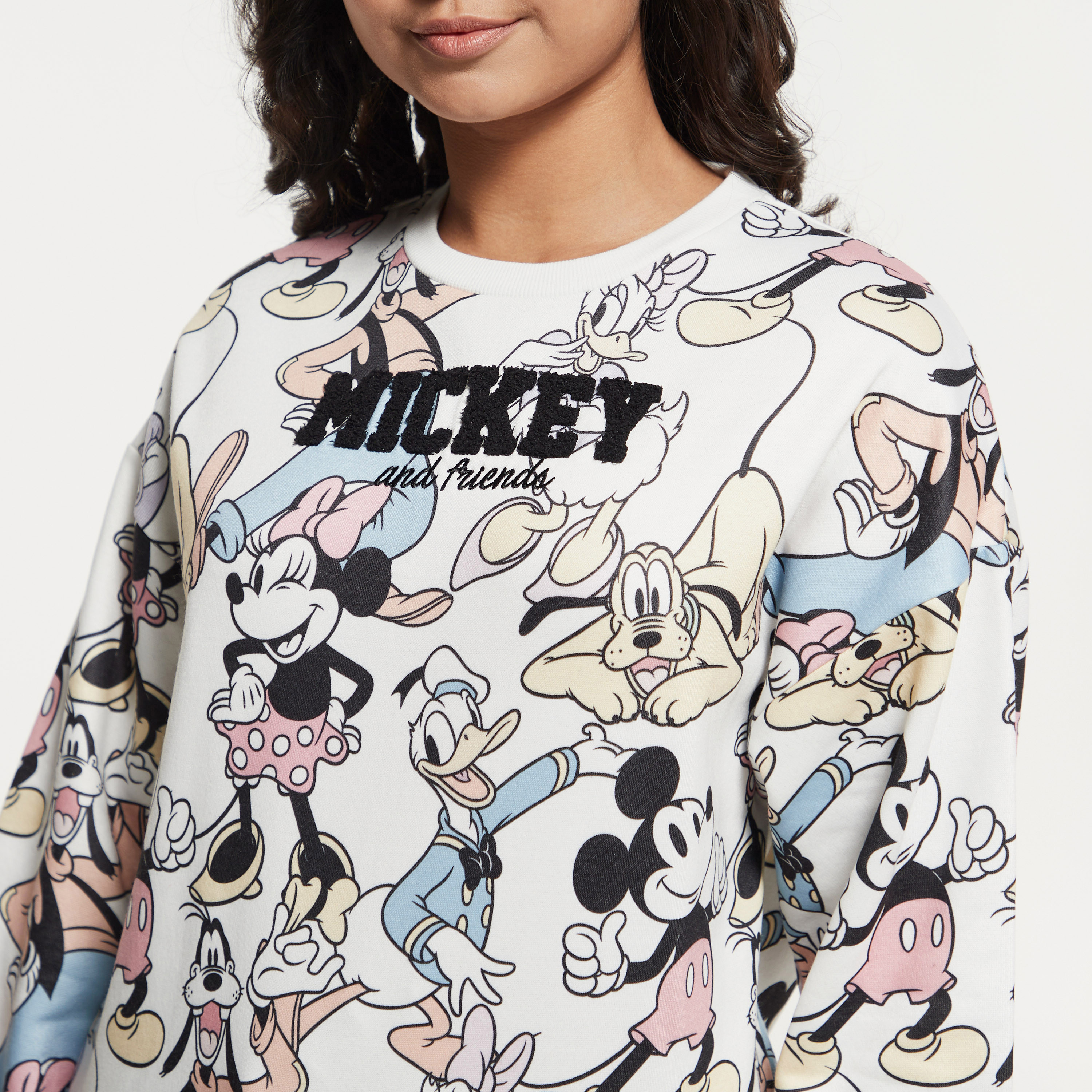 Bershka mickey mouse sweatshirt online