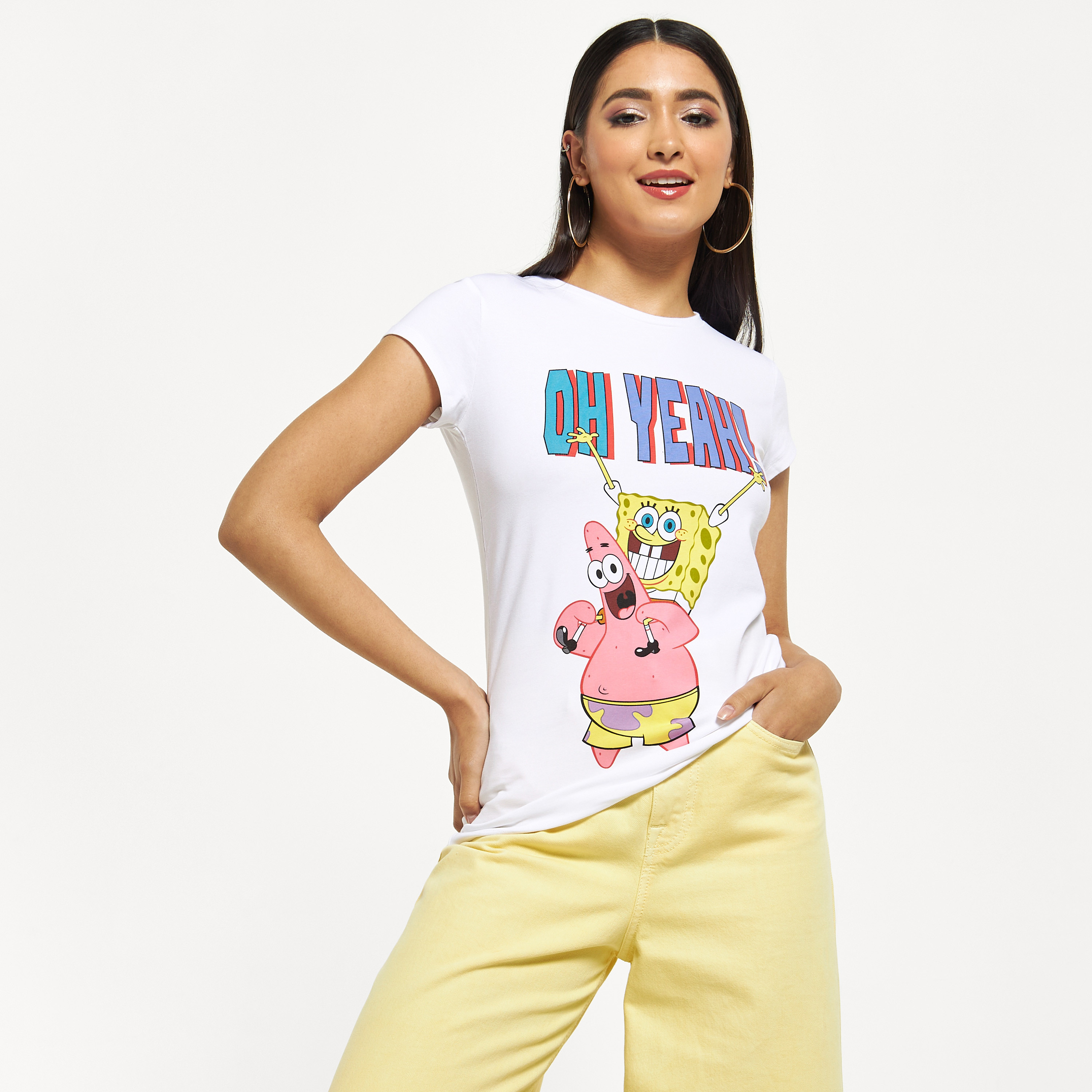 Spongebob t outlet shirt women's