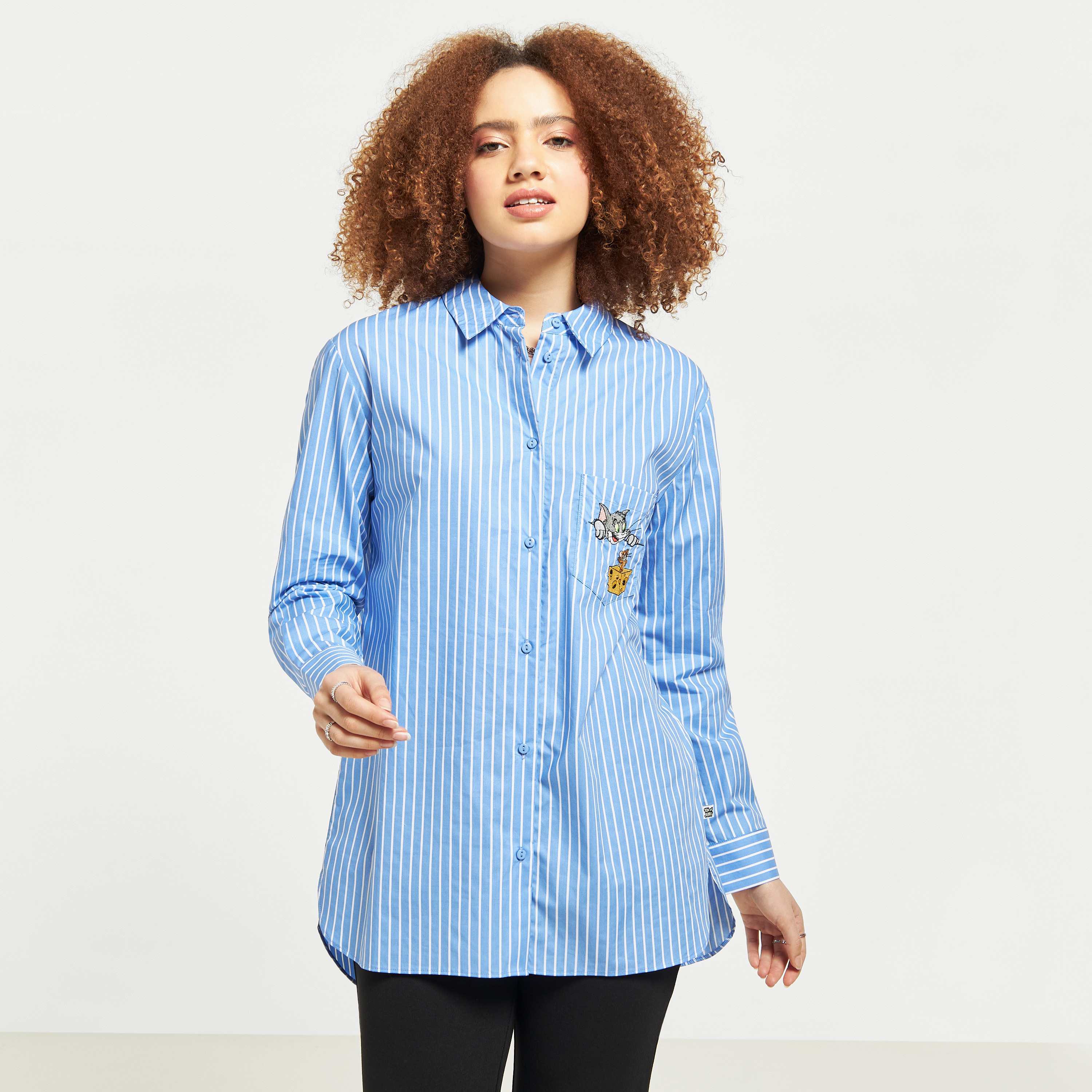 tom and jerry striped shirt