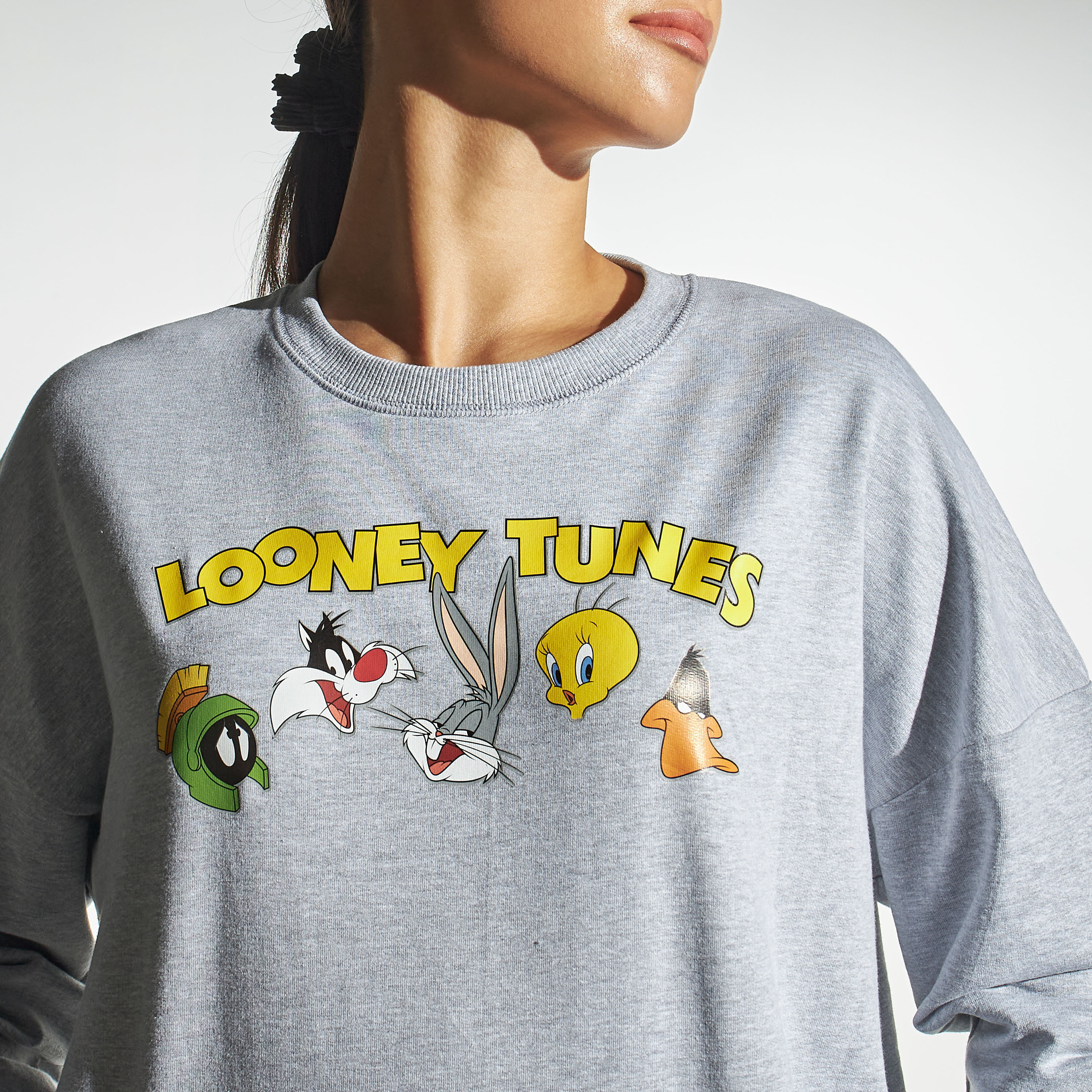 Looney tunes sales cropped sweatshirt