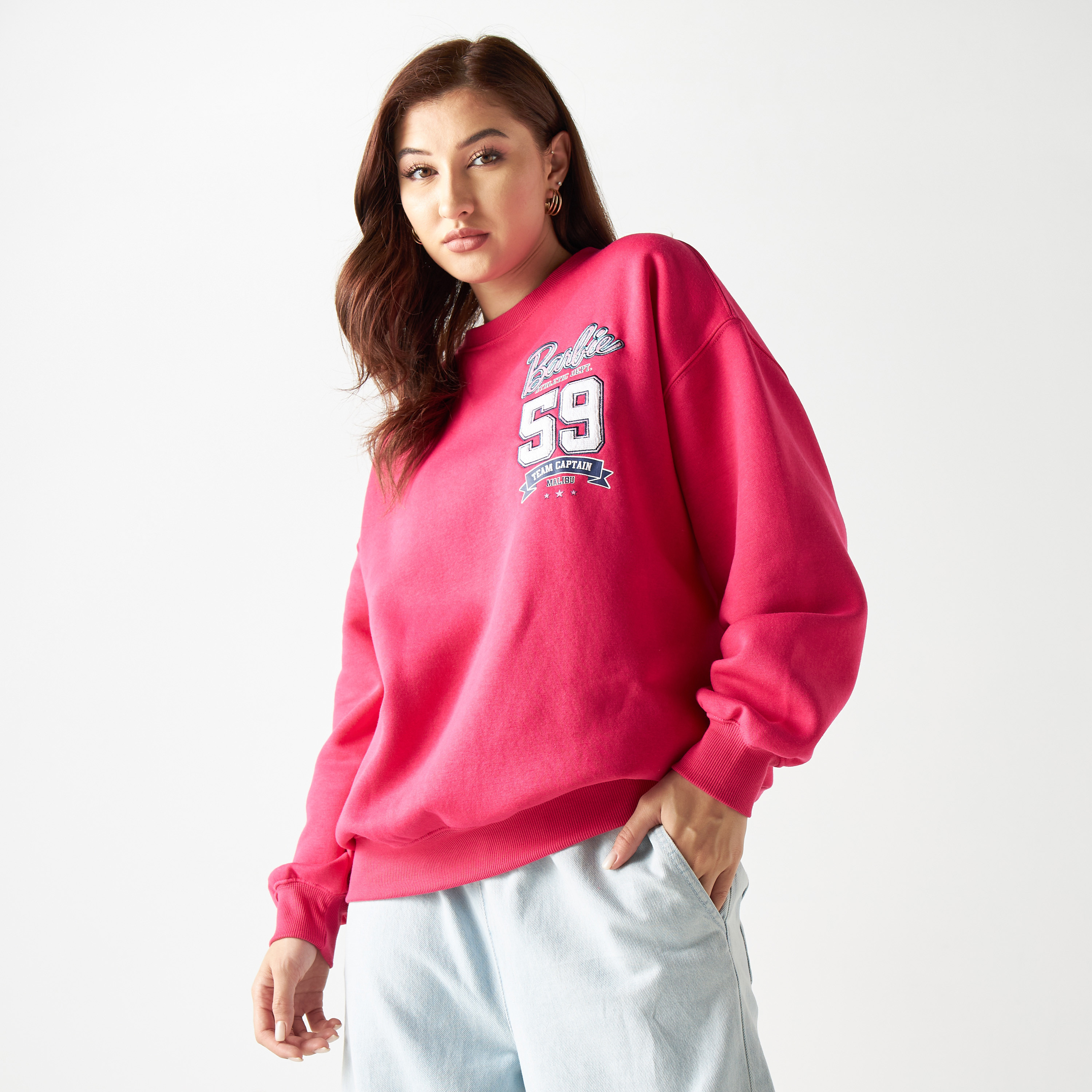 Barbie crewneck cheap