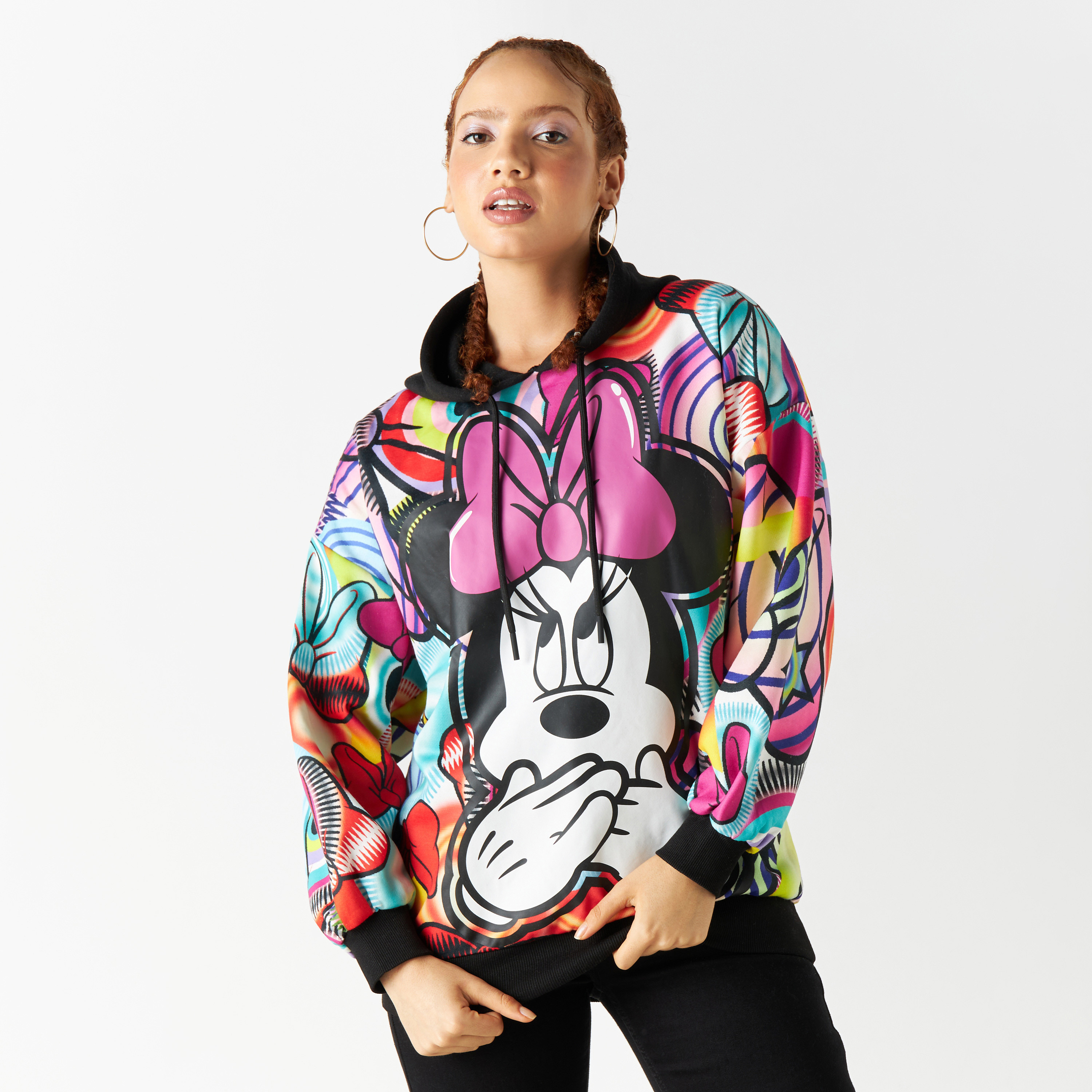 Plus size hotsell minnie mouse hoodie