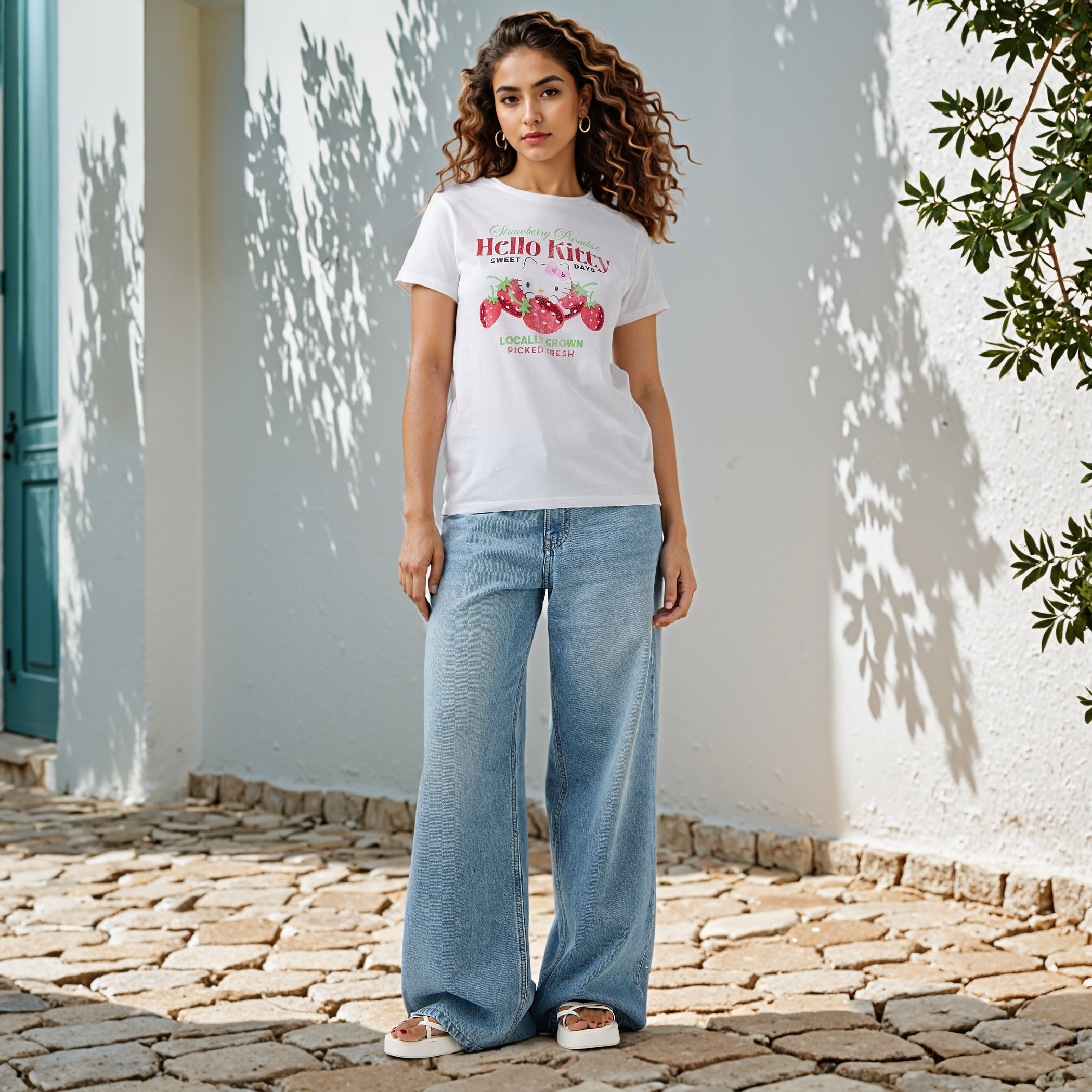 تيشيرت بياقة ضيقة وطبعات-women-clothing-tshirts-image-2