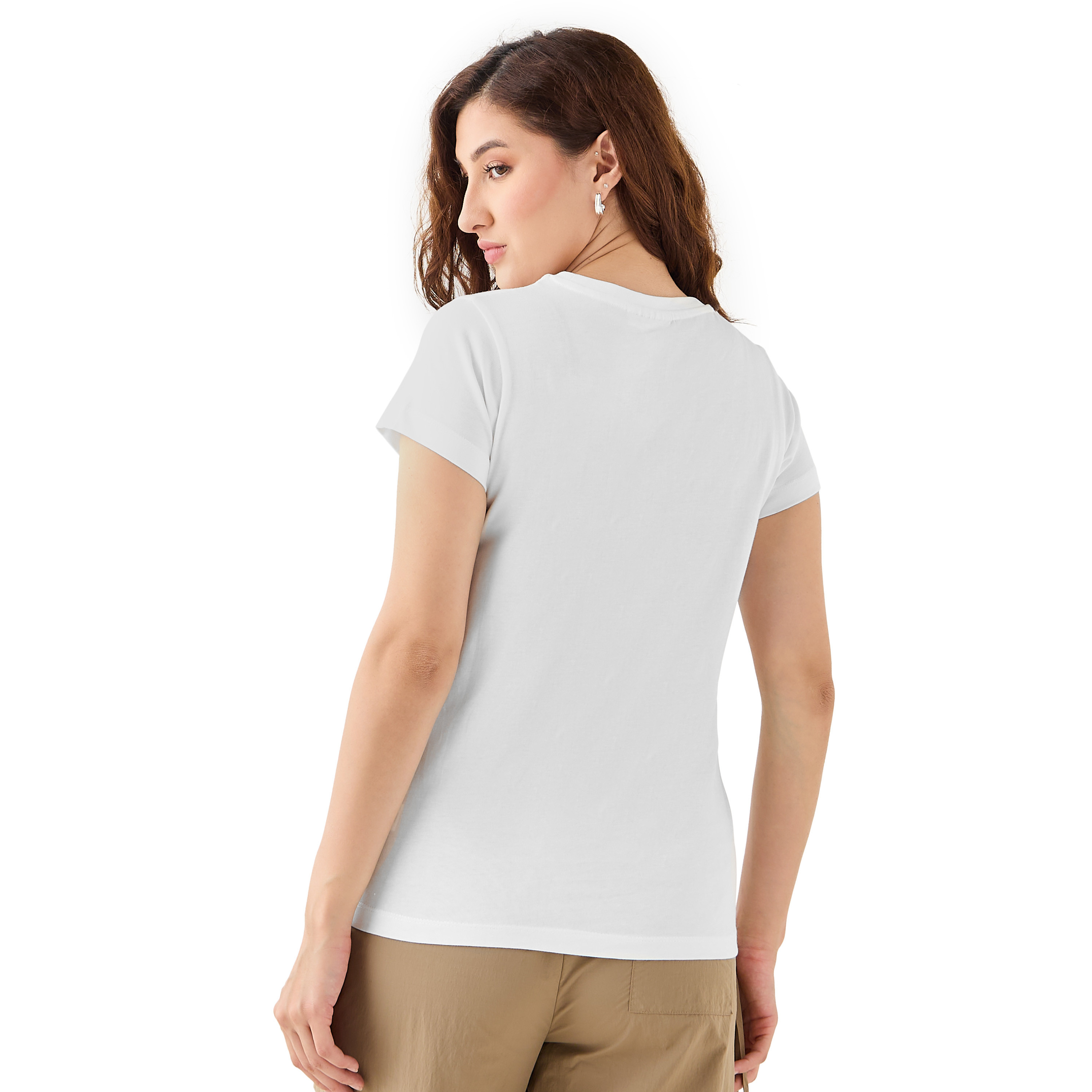 Garfield Print T-shirt-women-clothing-tshirts-image-3