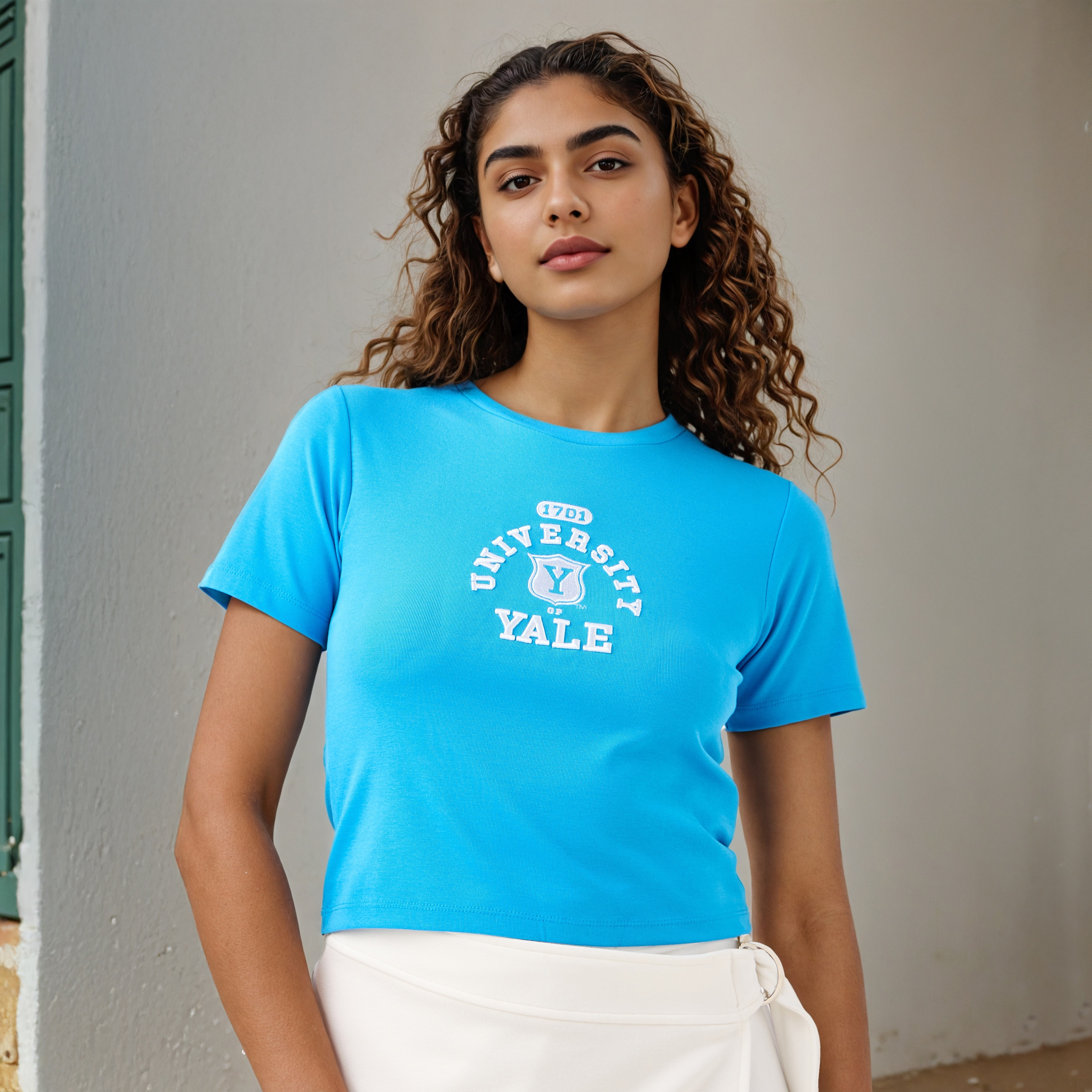 Yale University Cropped T-shirt-women-clothing-tshirts-image-1