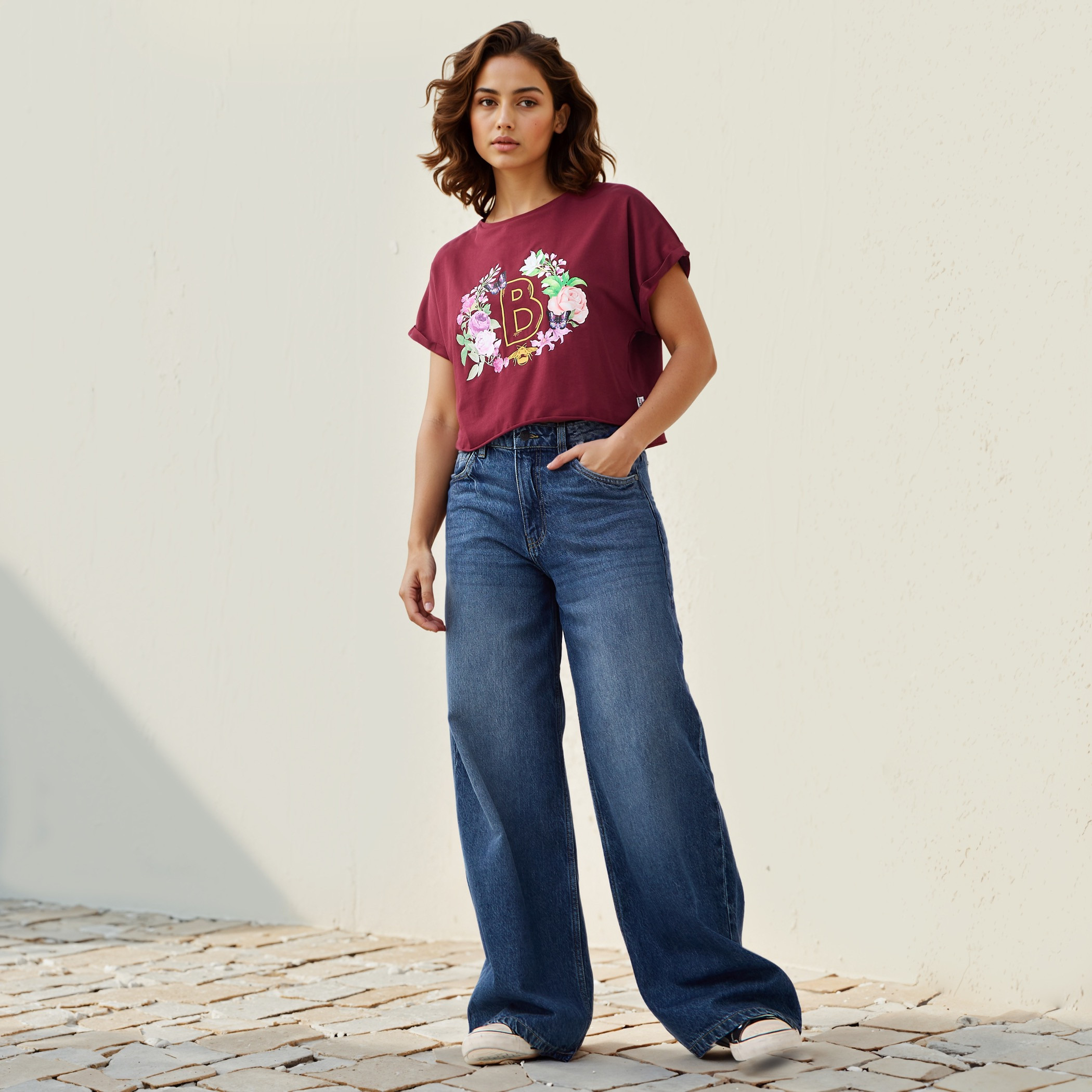 تي شيرت باربي قصير-women-clothing-tshirts-image-2