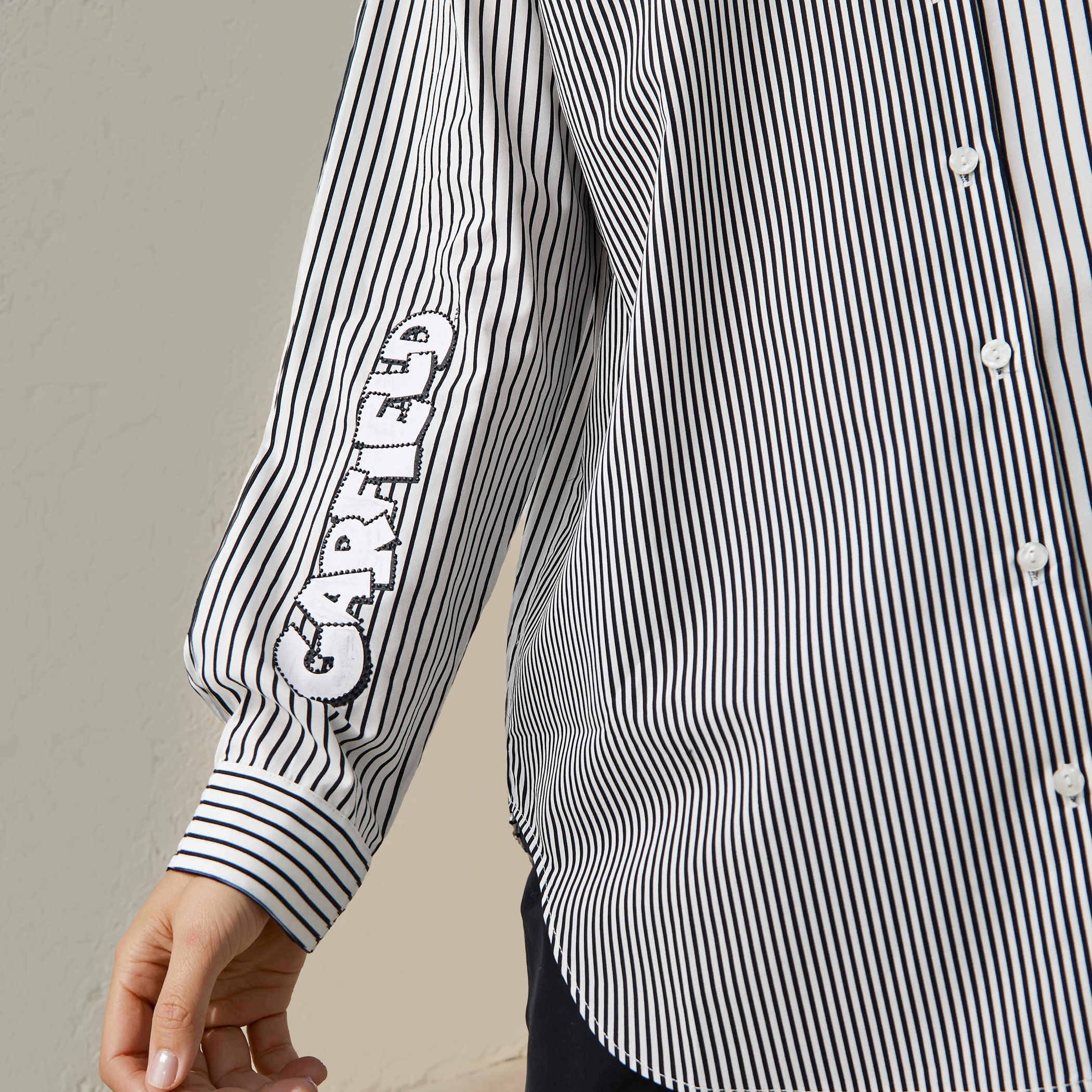 Oversized Garfield Print Shirt with High-Low Hem-women-clothing-shirtsandblouses-shirts-image-5