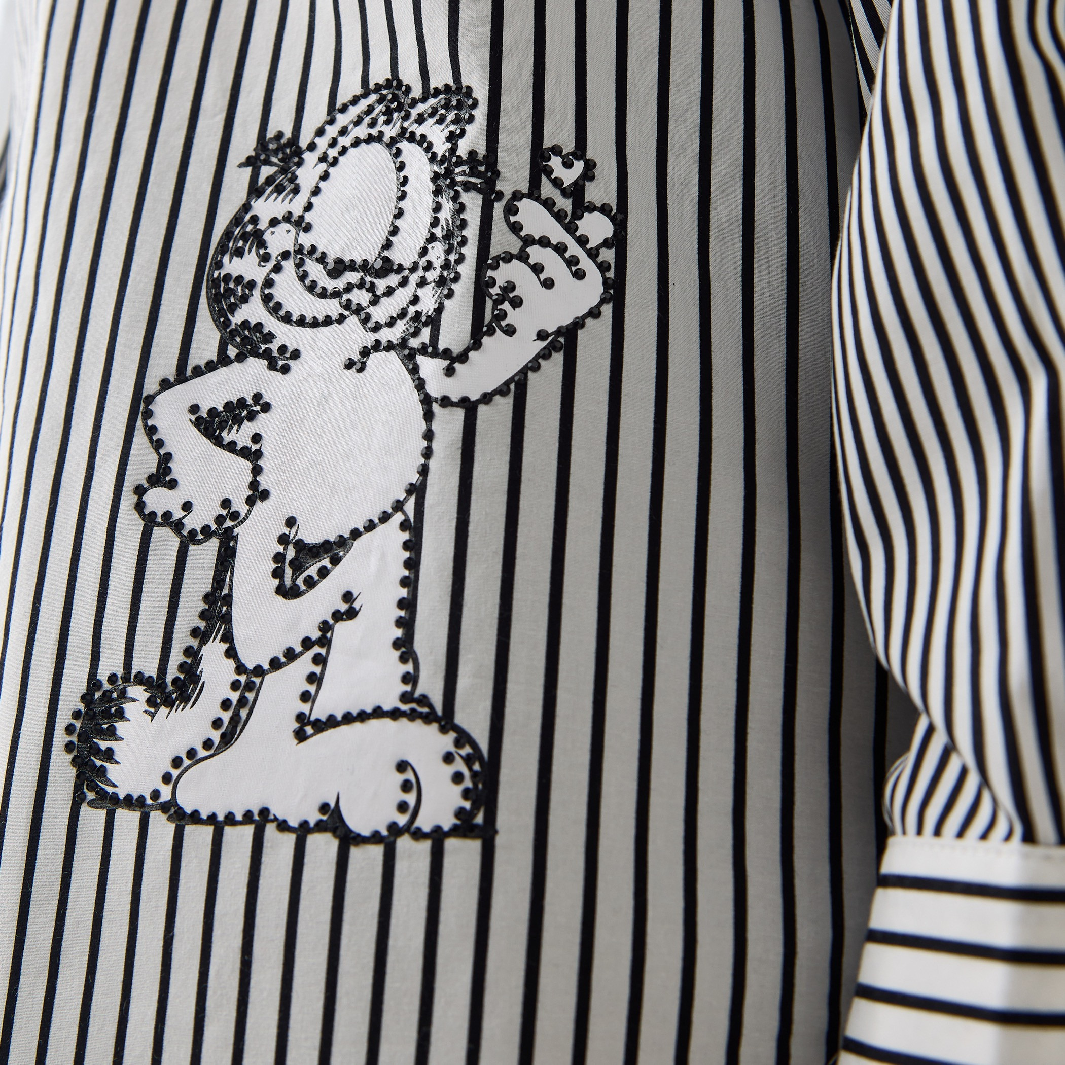 Oversized Garfield Print Shirt with High-Low Hem-women-clothing-shirtsandblouses-shirts-image-6