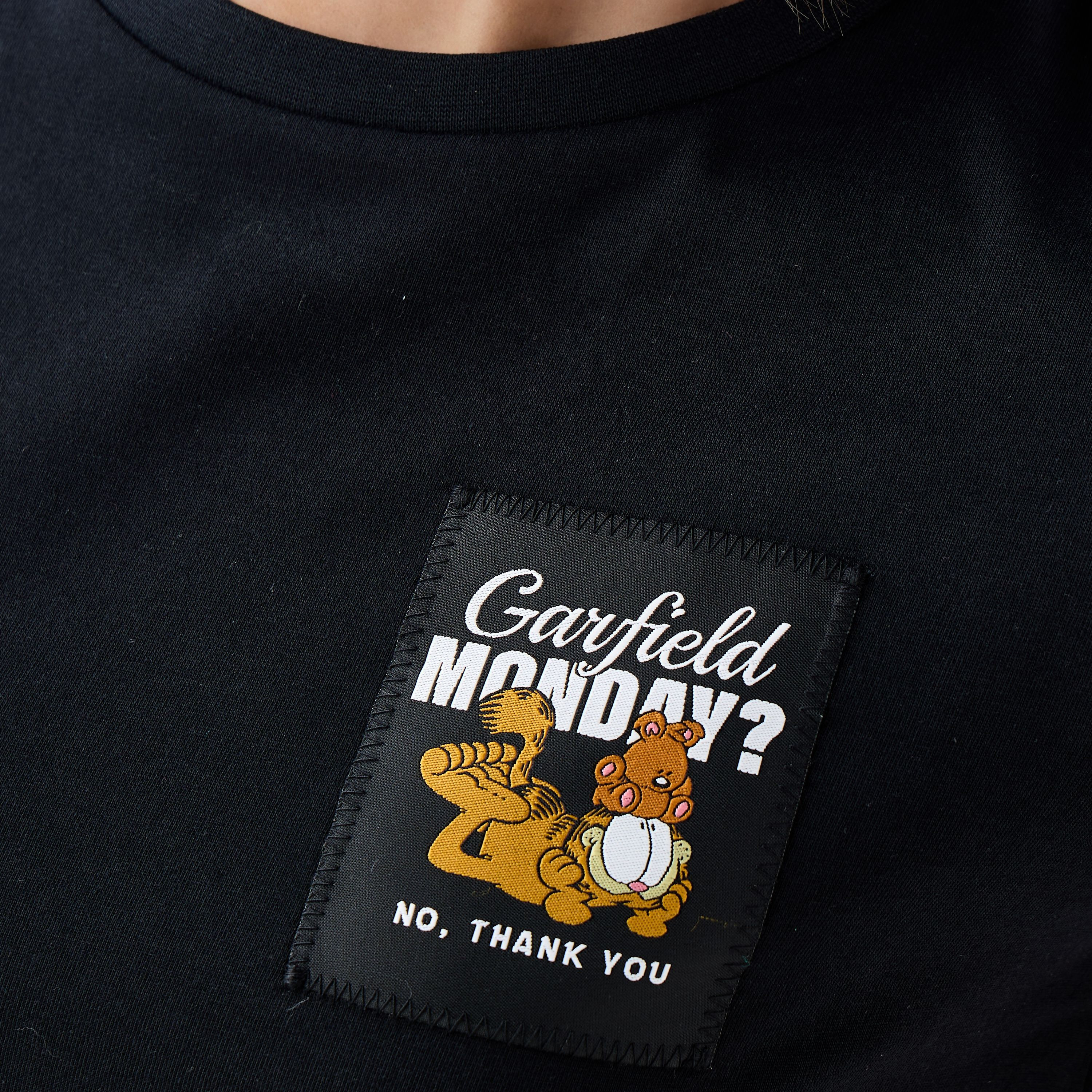 Garfield Embroidered T-shirt-women-clothing-tshirts-image-5