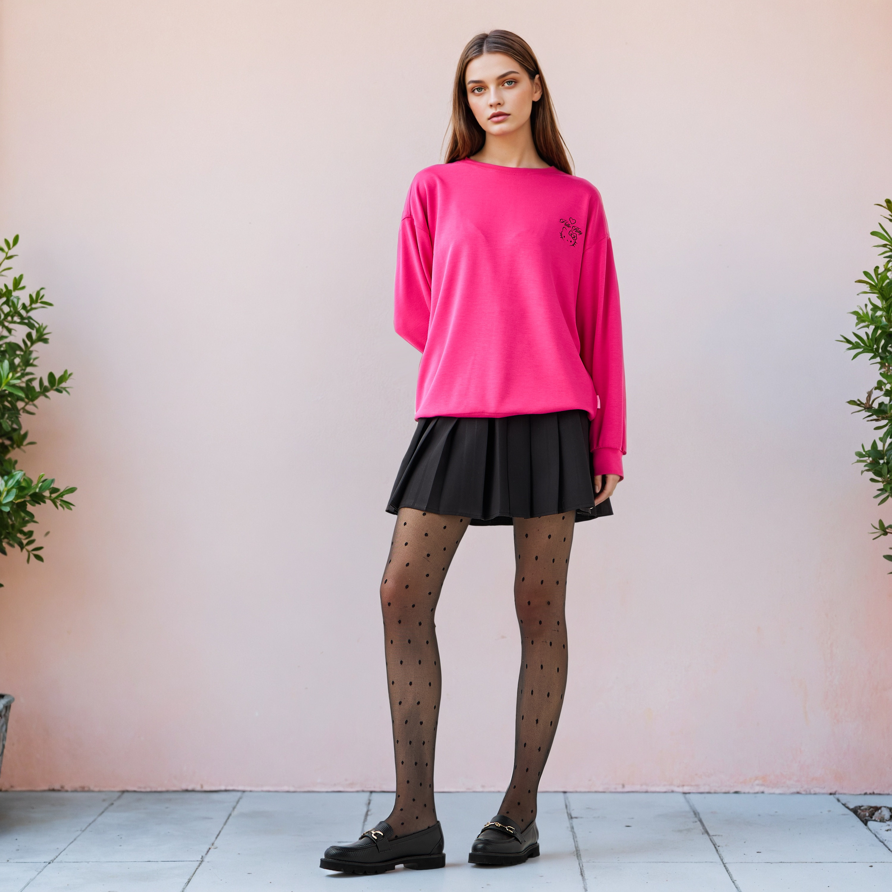 سويت شيرت بتطريز هالو كيتي-women-clothing-hoodiesandsweatshirts-sweatshirts-image-2