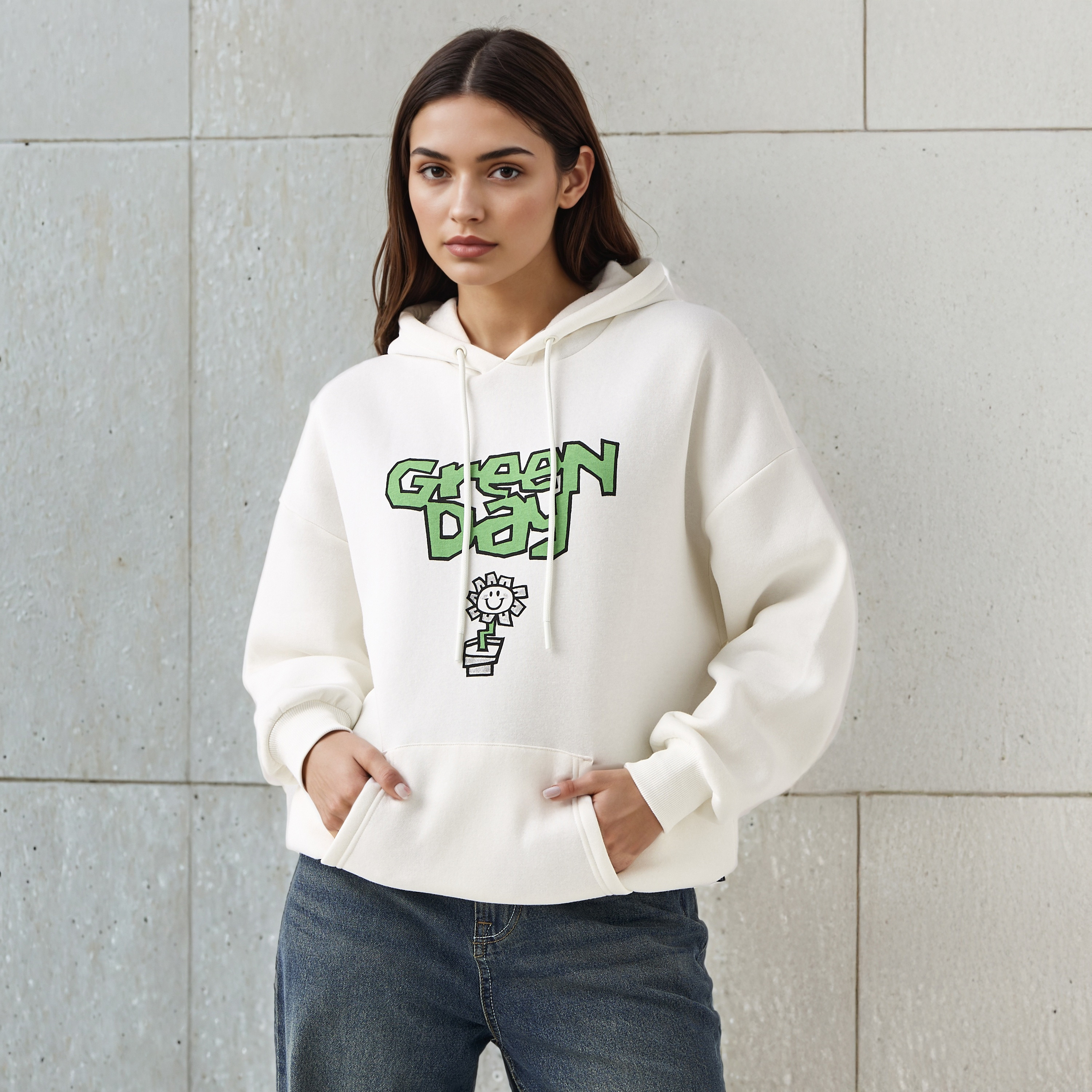 Green Day Oversized Hoodie-women-winterwear-hoodiesandsweatshirts-hoodies-image-1