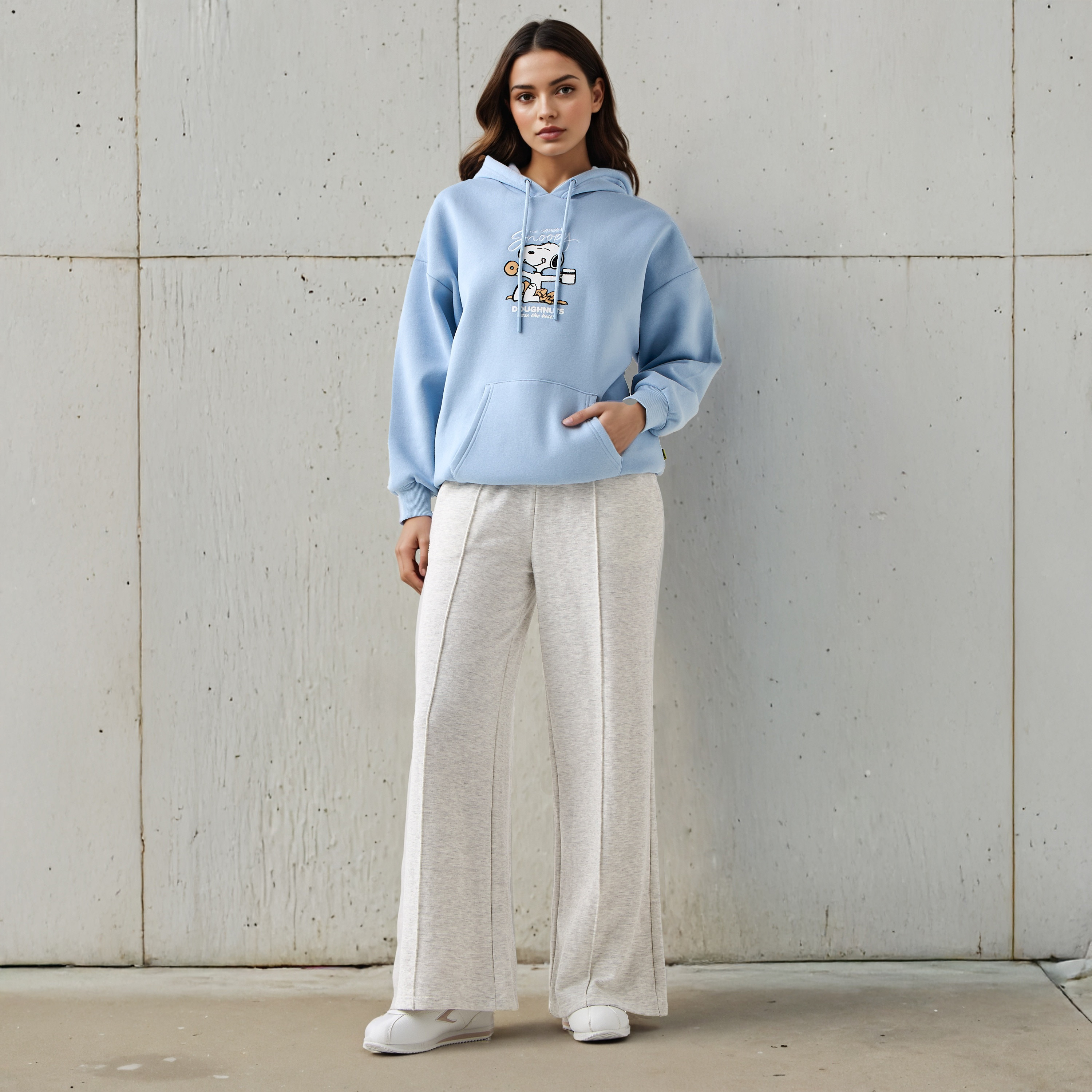 Snoopy Sweatshirt with Hood-women-winterwear-hoodiesandsweatshirts-sweatshirts-image-2