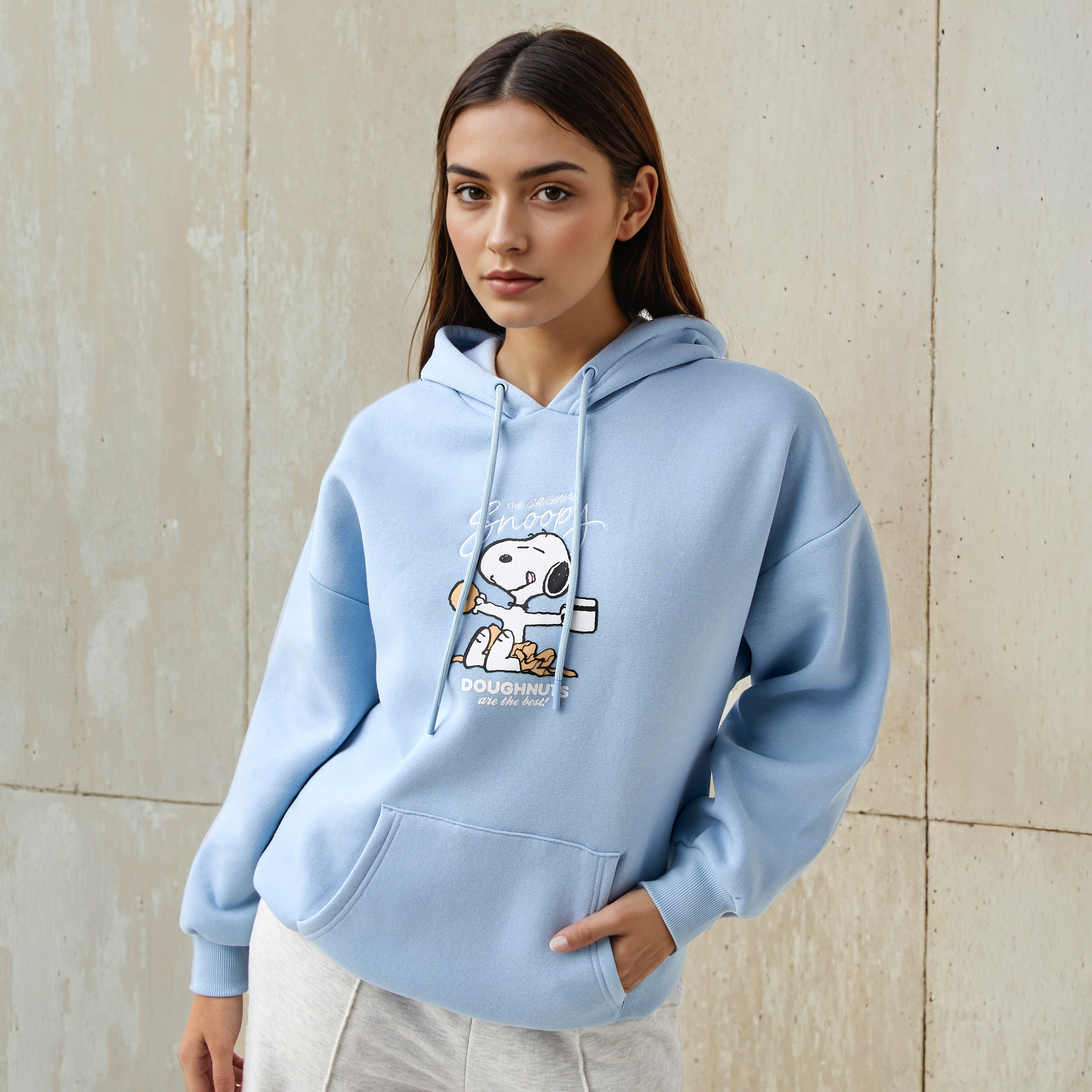 Snoopy Sweatshirt with Hood-women-winterwear-hoodiesandsweatshirts-sweatshirts-image-6