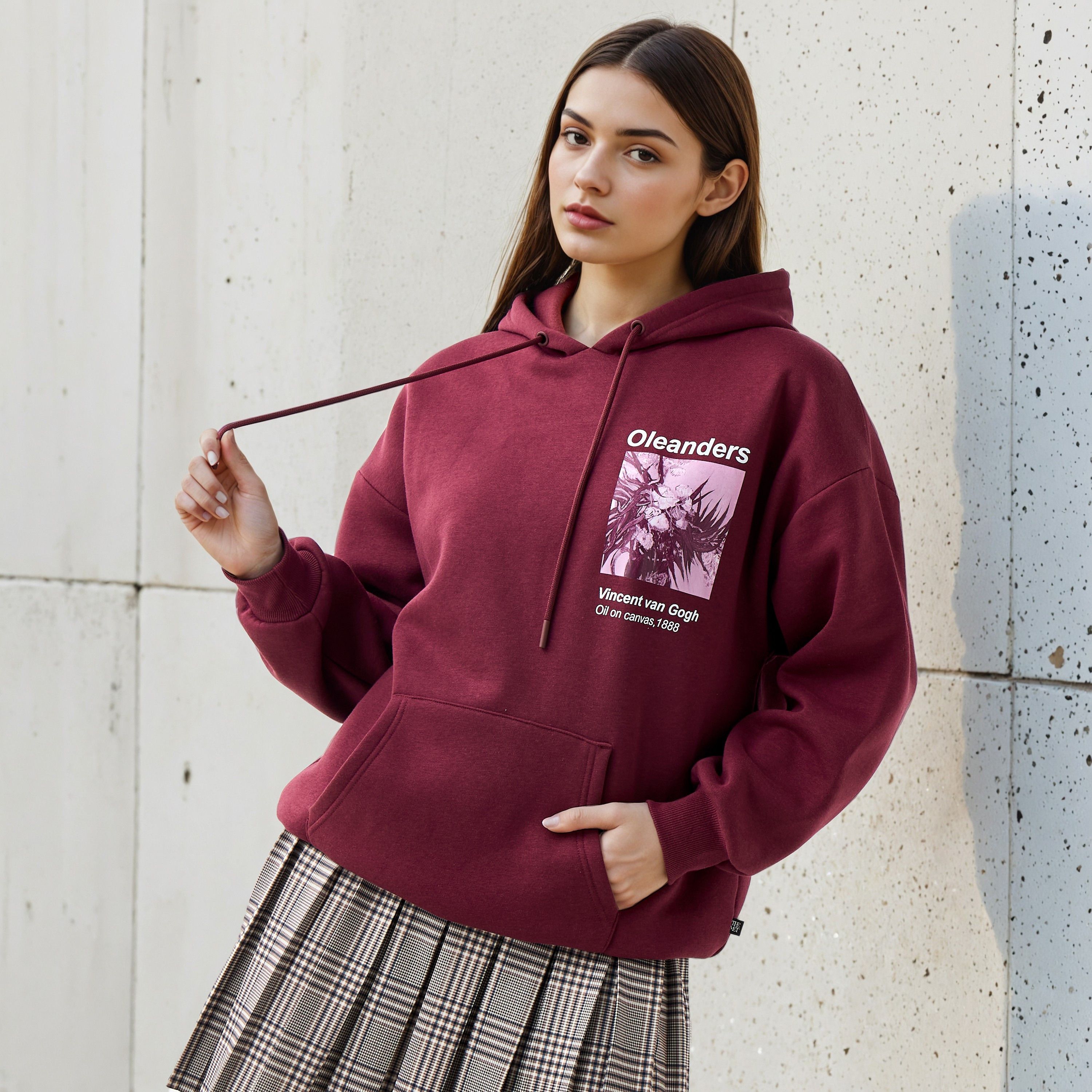 Vincent Van Gogh Sweatshirt with Hood-women-winterwear-hoodiesandsweatshirts-sweatshirts-image-3