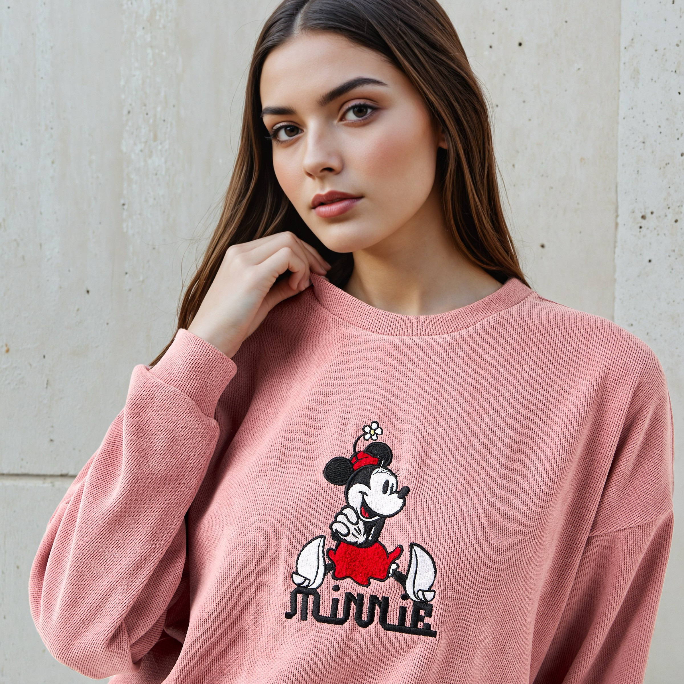Minnie Mouse Oversized Sweatshirt-women-clothing-hoodiesandsweatshirts-sweatshirts-image-5