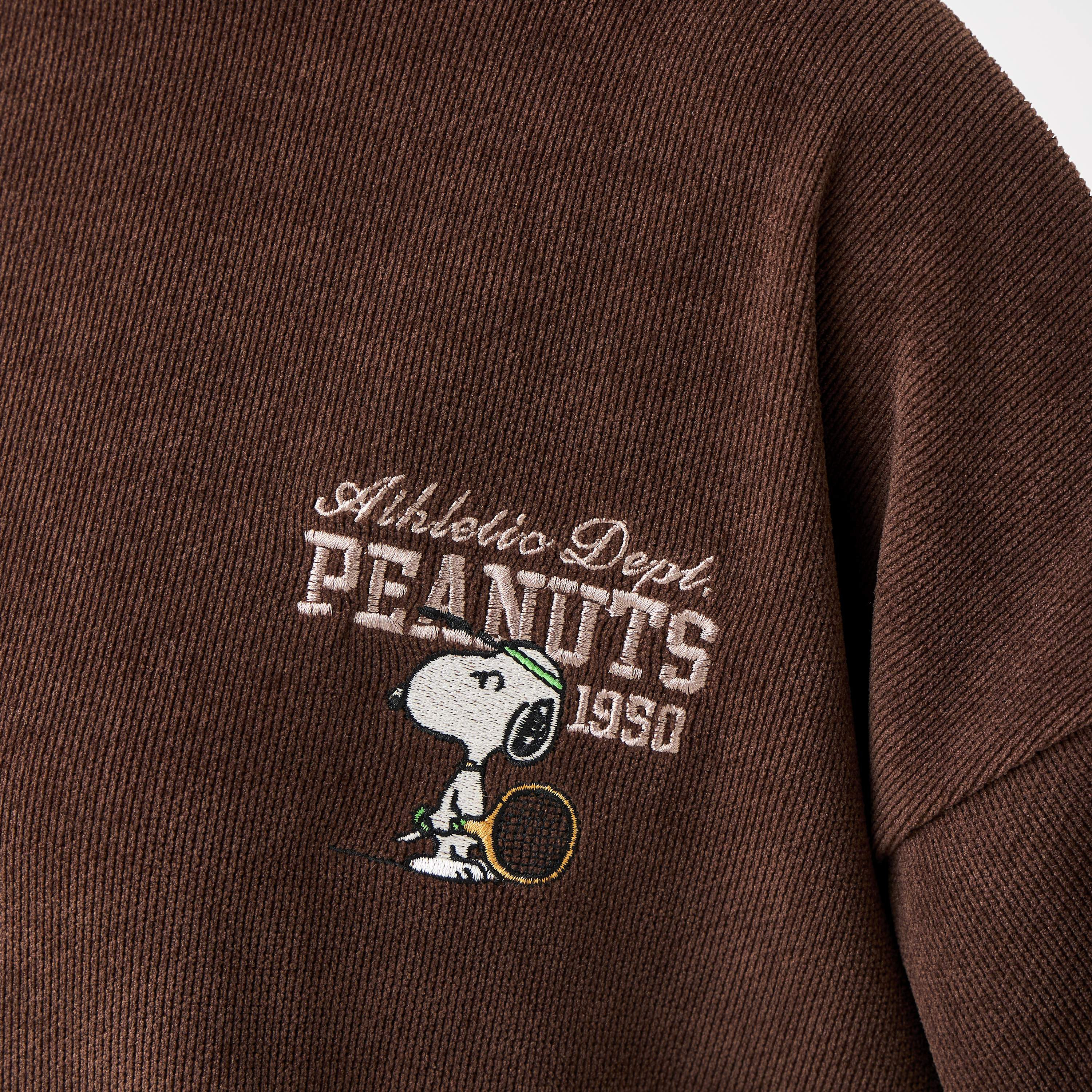 Peanuts Sweatshirt with Drop Shoulder-women-clothing-hoodiesandsweatshirts-sweatshirts-image-4