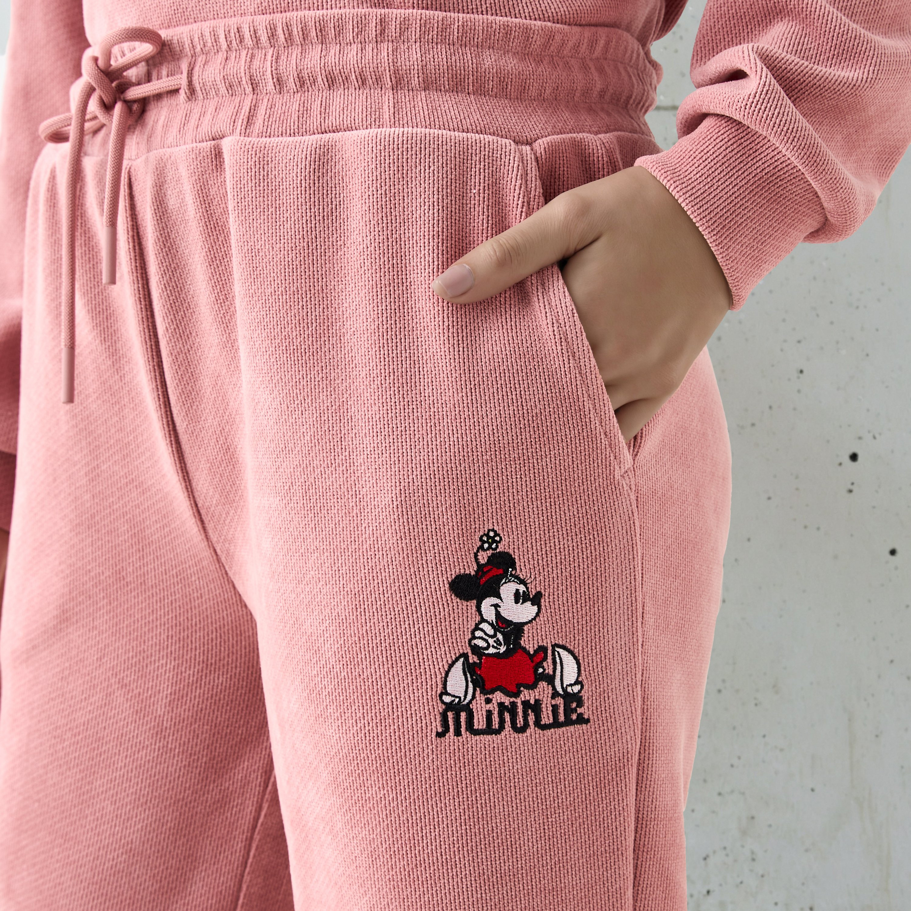 Minnie Mouse Straight Fit Mid-Rise Pants-women-clothing-bottoms-joggers-image-3