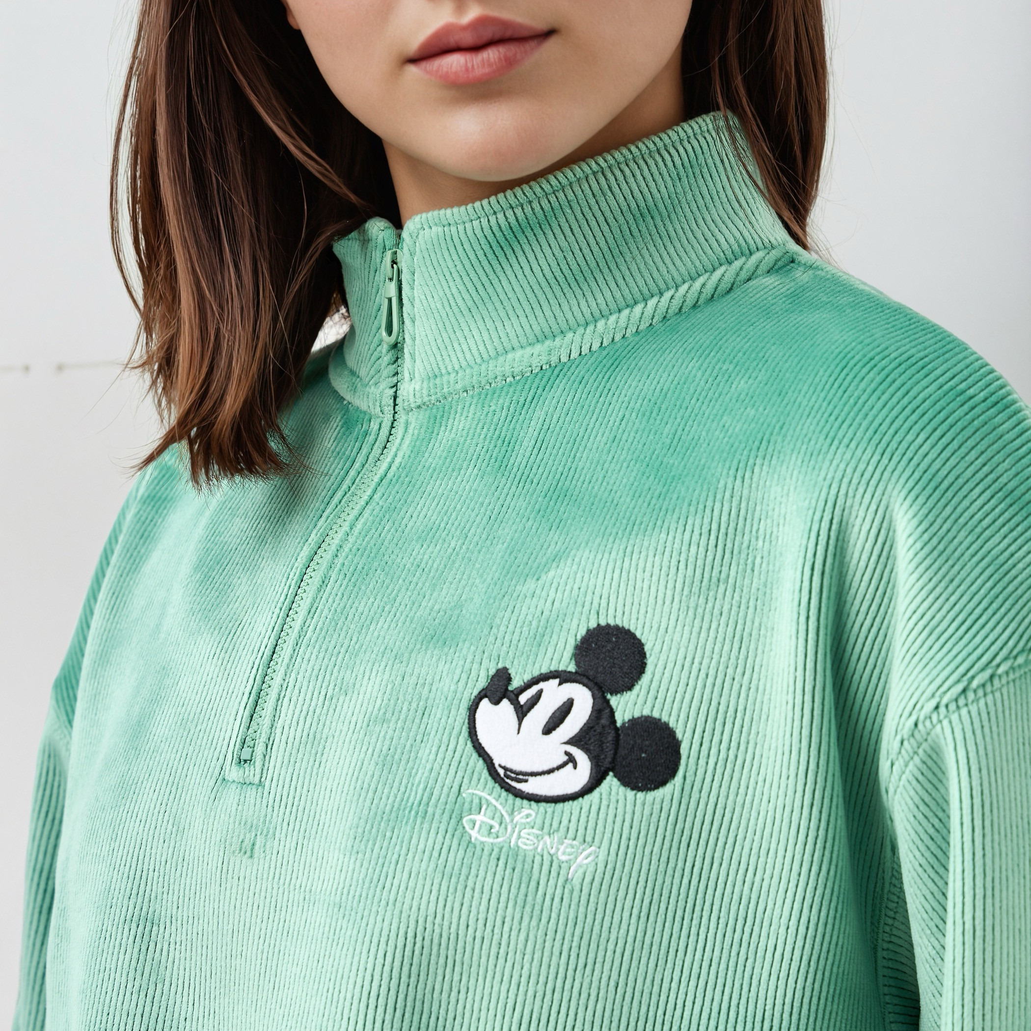 Mickey Mouse Embroidered Sweatshirt-women-winterwear-hoodiesandsweatshirts-sweatshirts-image-5