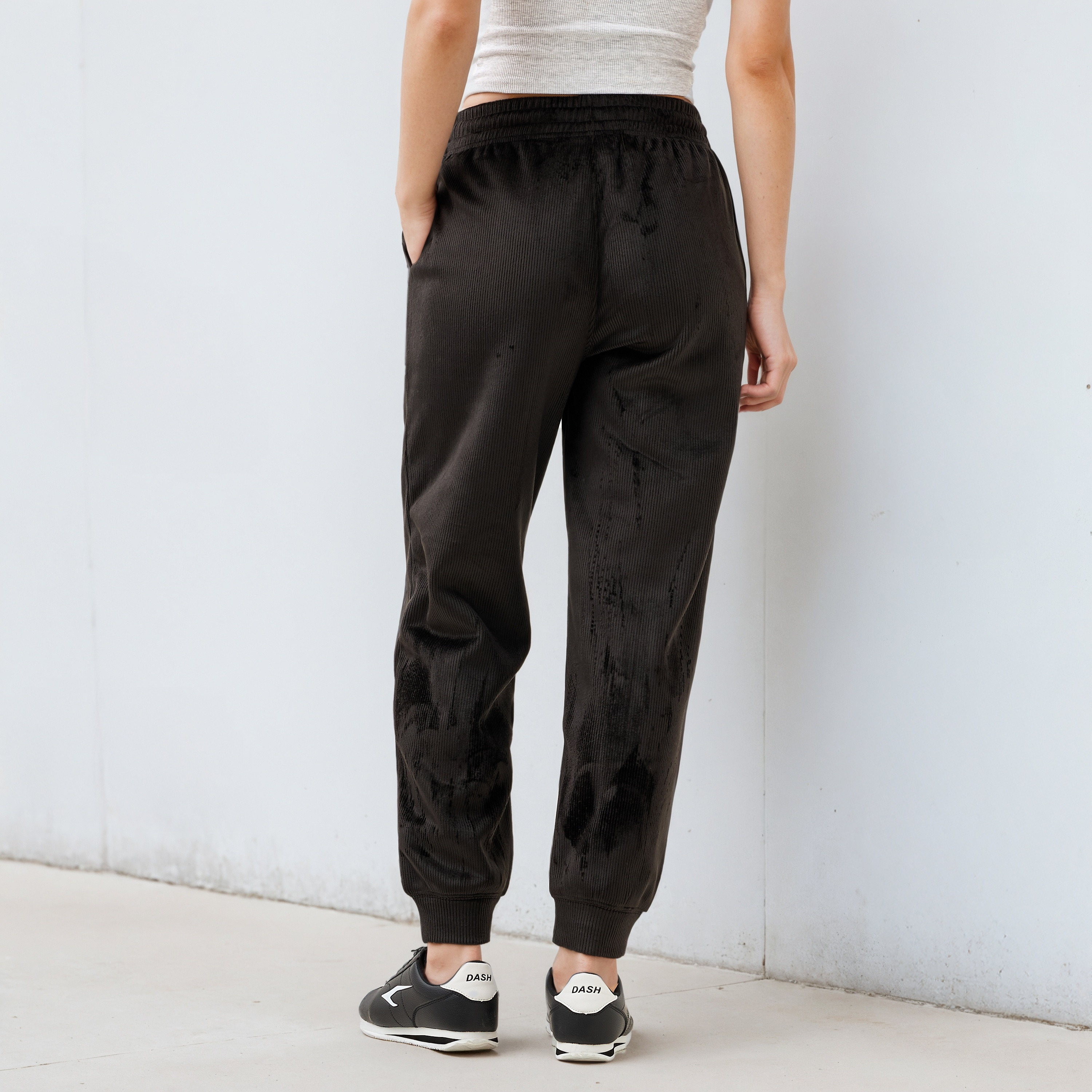 Snoopy Embroidered Joggers-women-clothing-bottoms-joggers-image-3