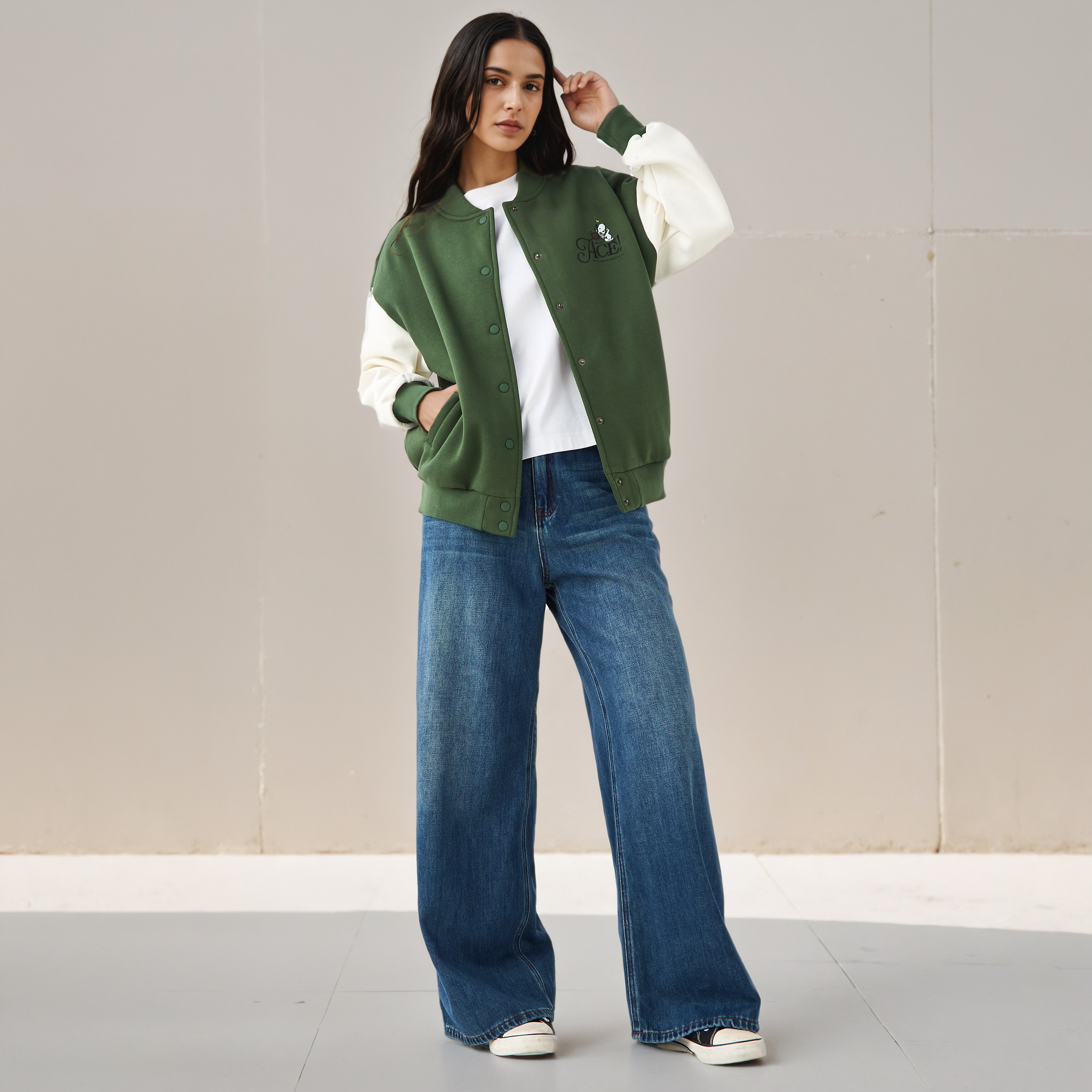 Peanuts Varsity Jacket-women-winterwear-coatsandjackets-jackets-image-2
