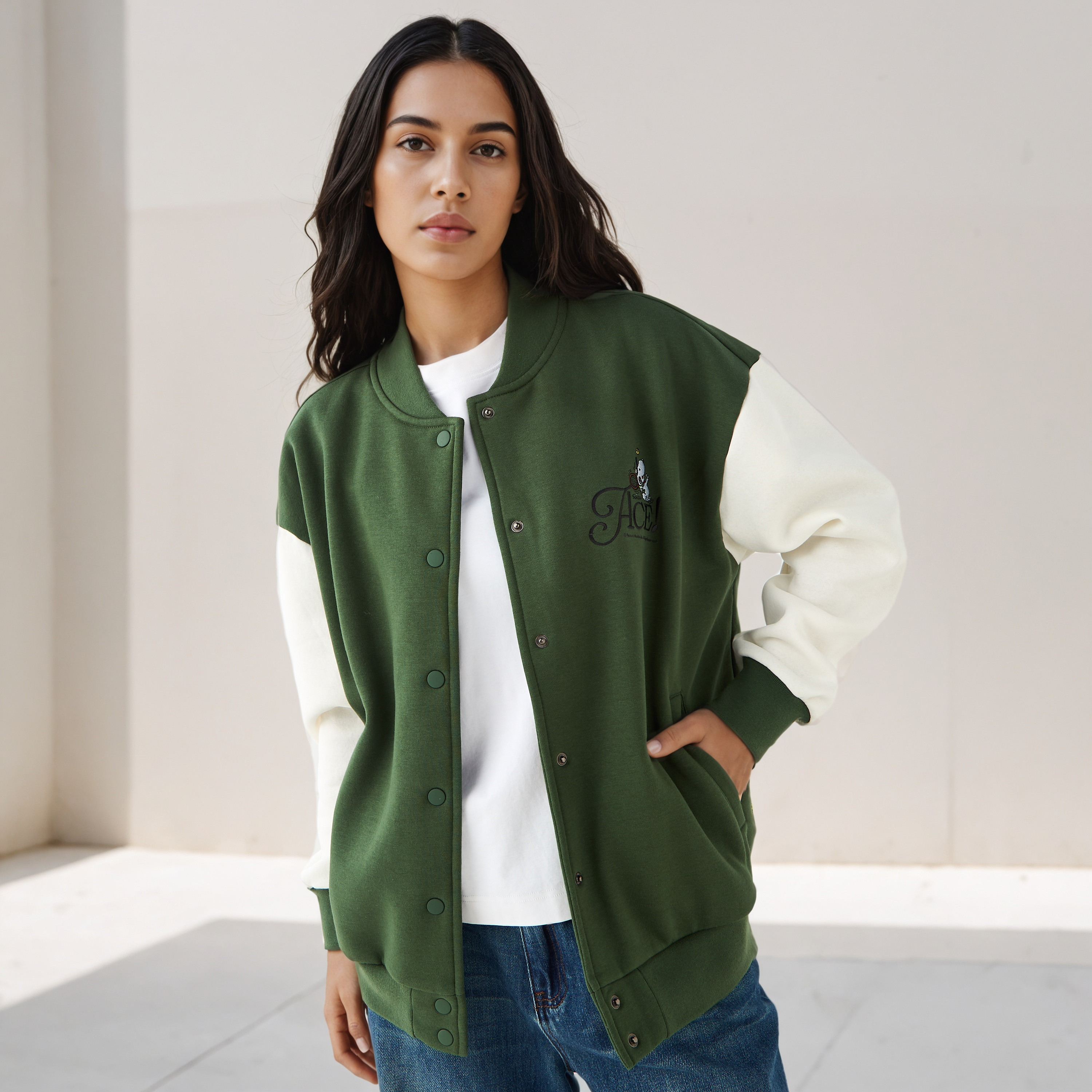 Peanuts Varsity Jacket-women-winterwear-coatsandjackets-jackets-image-3