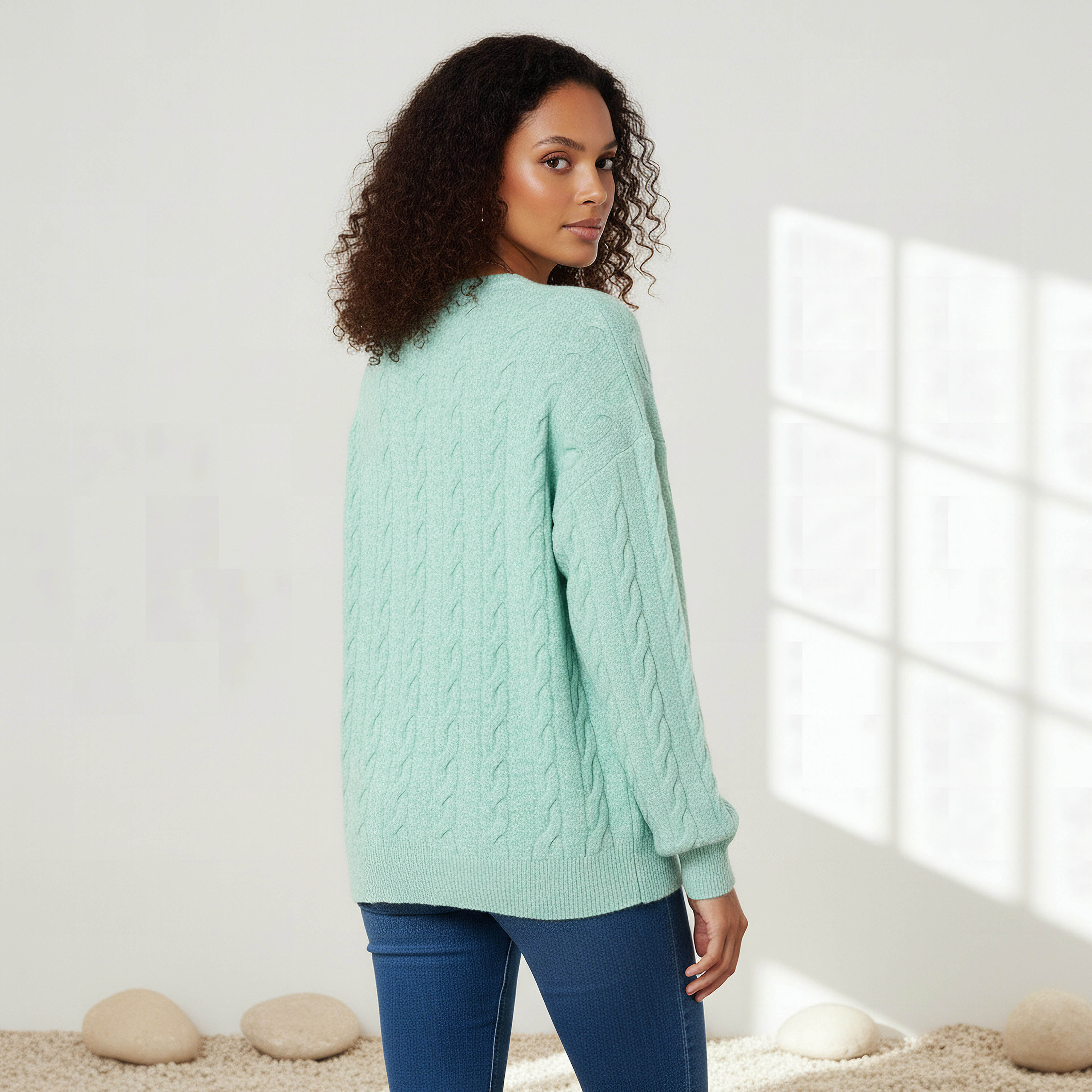 كنزة بياقة ضيقة وبتطريزات سنوبي-women-clothing-cardigansandjumpers-jumpers-image-3
