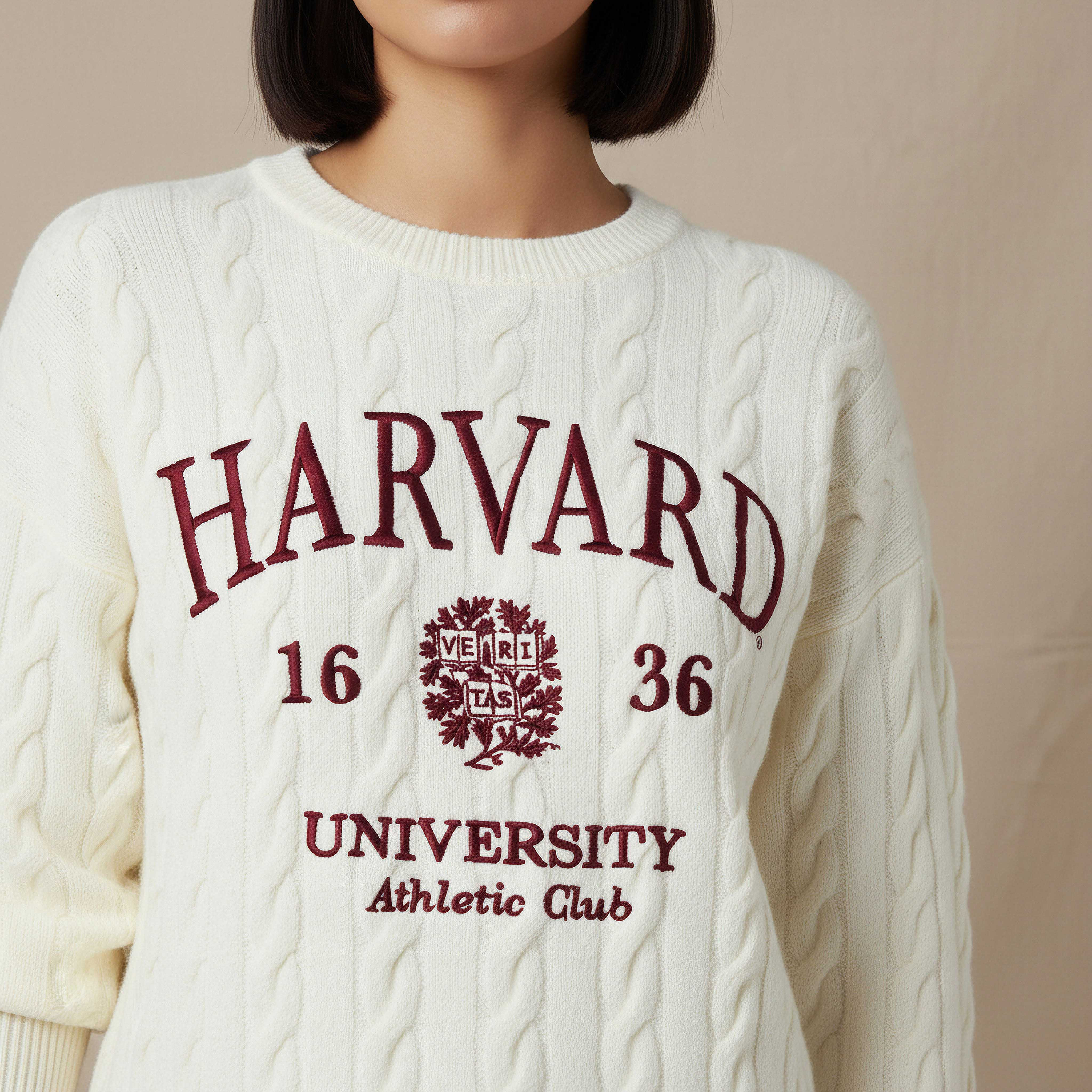 Harvard University Round Neck Sweater-women-clothing-cardigansandjumpers-jumpers-image-4
