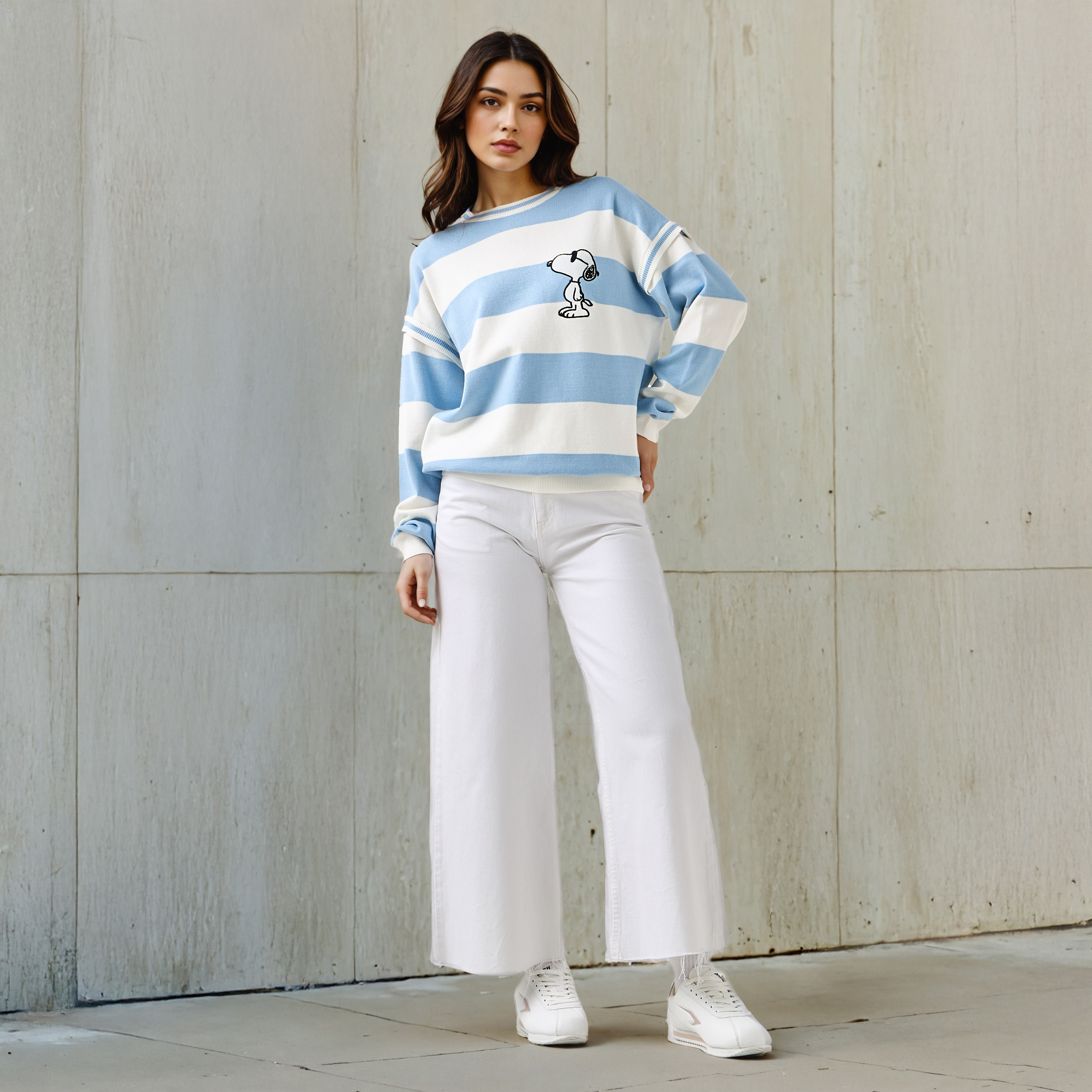 كنزة بياقة ضيقة وتطريزات سنوبي-women-clothing-cardigansandjumpers-jumpers-image-4