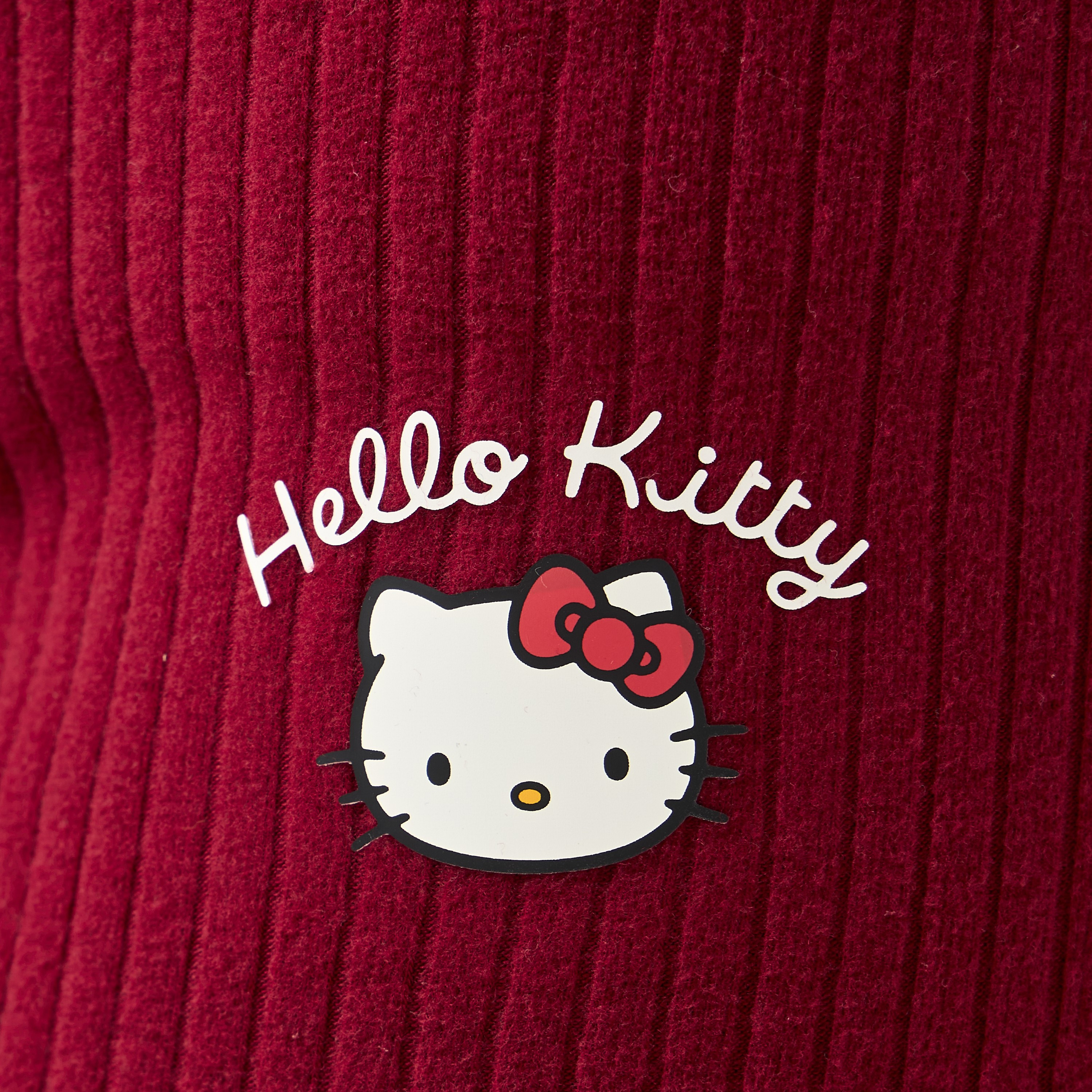 Hello Kitty Print Mid-Rise Track Pants-women-clothing-bottoms-trousers-image-5