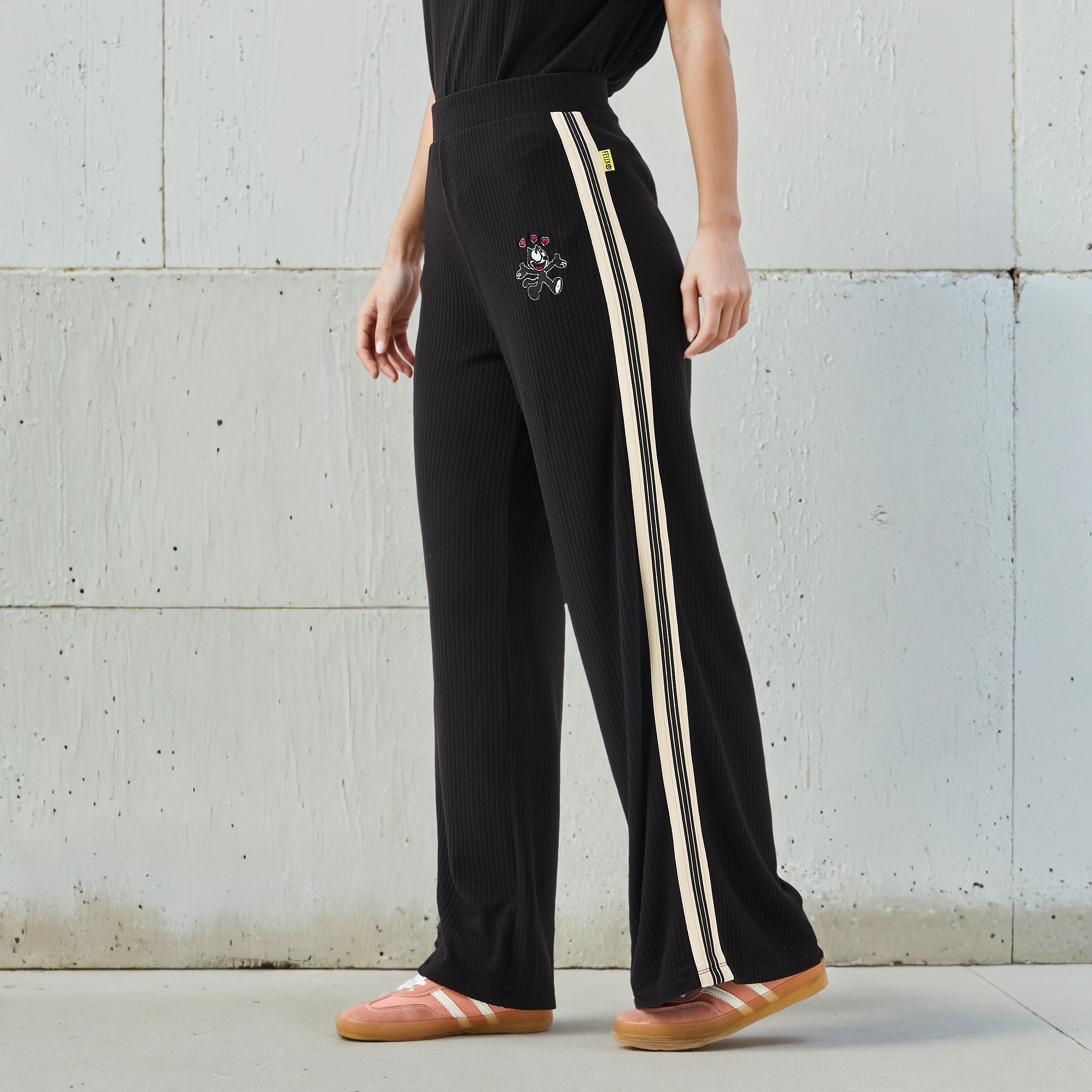 Felix Embroidery Mid-Rise Track Pants-women-clothing-bottoms-trousers-image-1